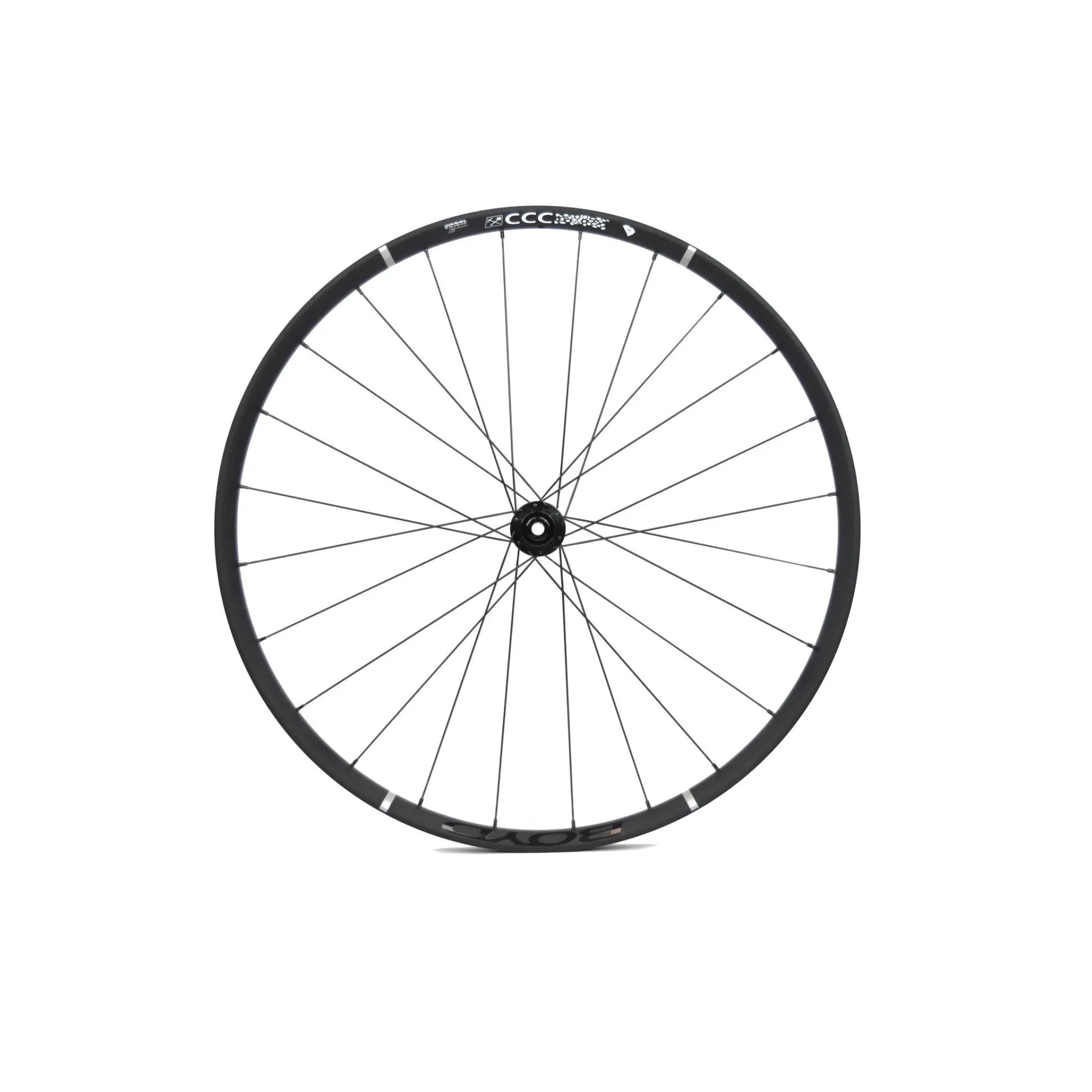 CCC 700c Alloy Gravel Front Wheel 12 x 100mm / Spoke Count: 24H