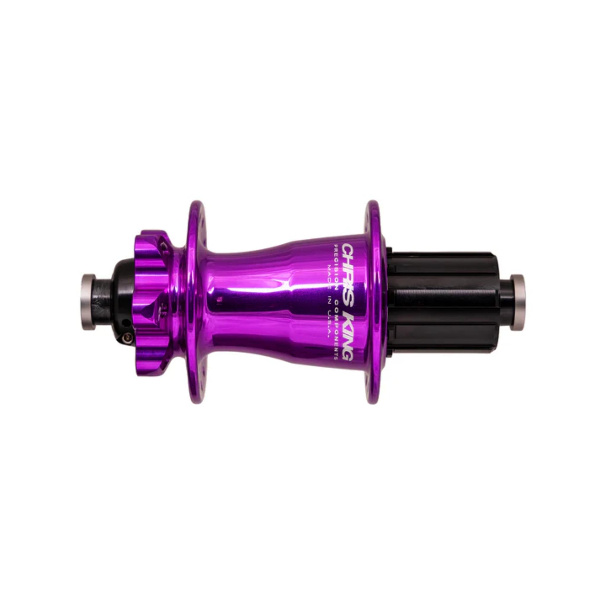 Chris King MTB Boost 6-Bolt Rear Hub - Shimano HG 3D Violet / 28H - Steel Bearings / Shimano HG