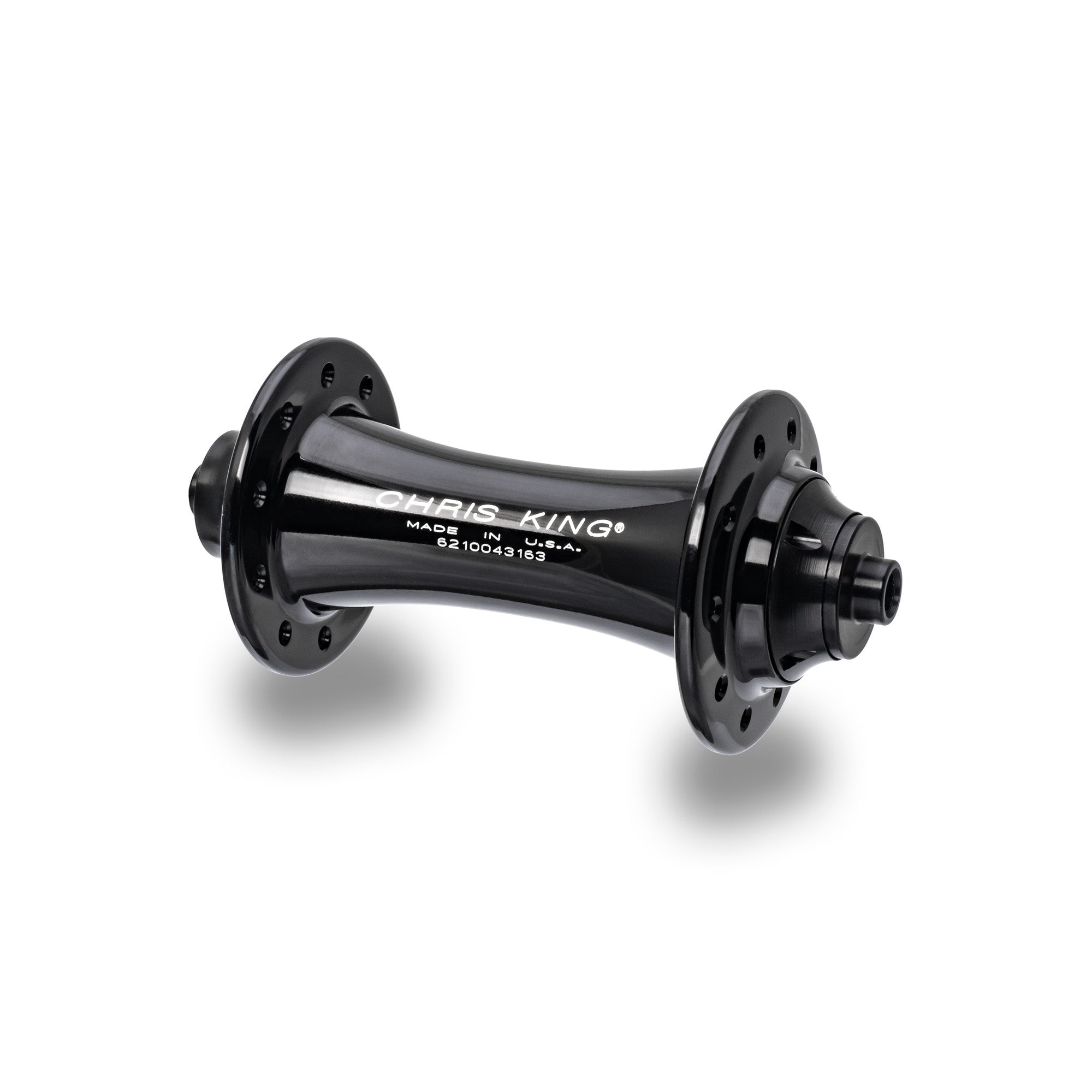 Chris King Road R45 Front Hub - 100mm QR Black / 24H - Steel Bearings