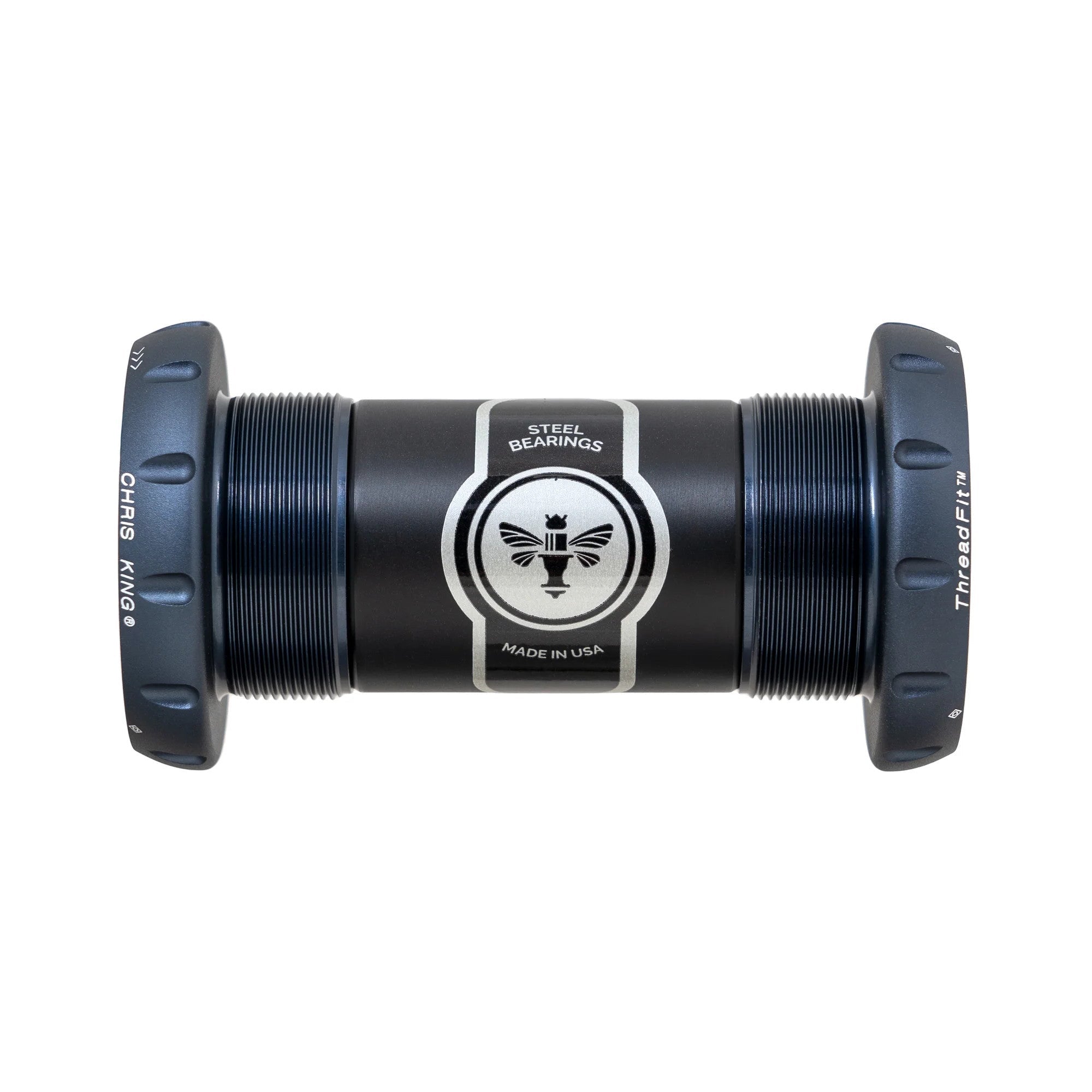 Chris King ThreadFit 30 Bottom Bracket Midnight / 68-73mm - Steel Bearings