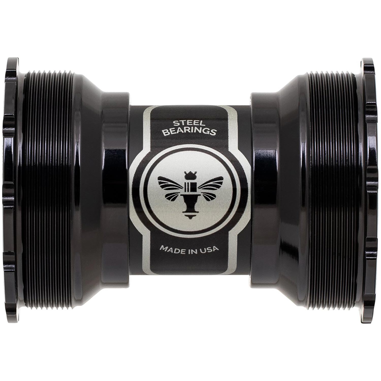 Chris King ThreadFit T47 30i Bottom Bracket Black / 68-92mm - Steel Bearings