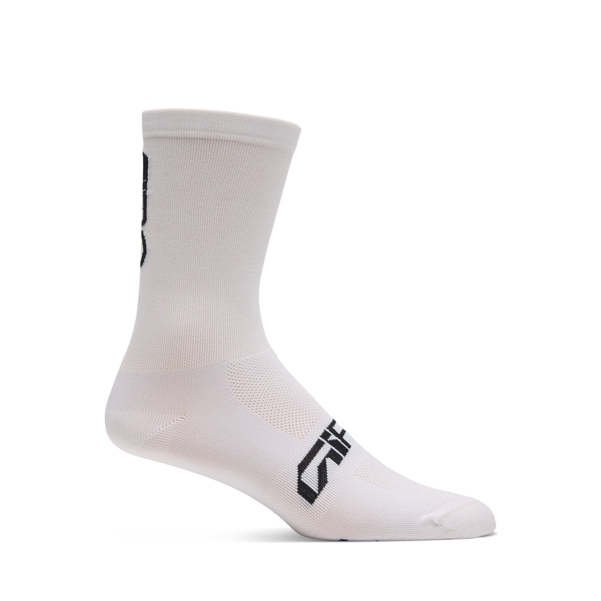 Comp Racer High Rise Socks White / L