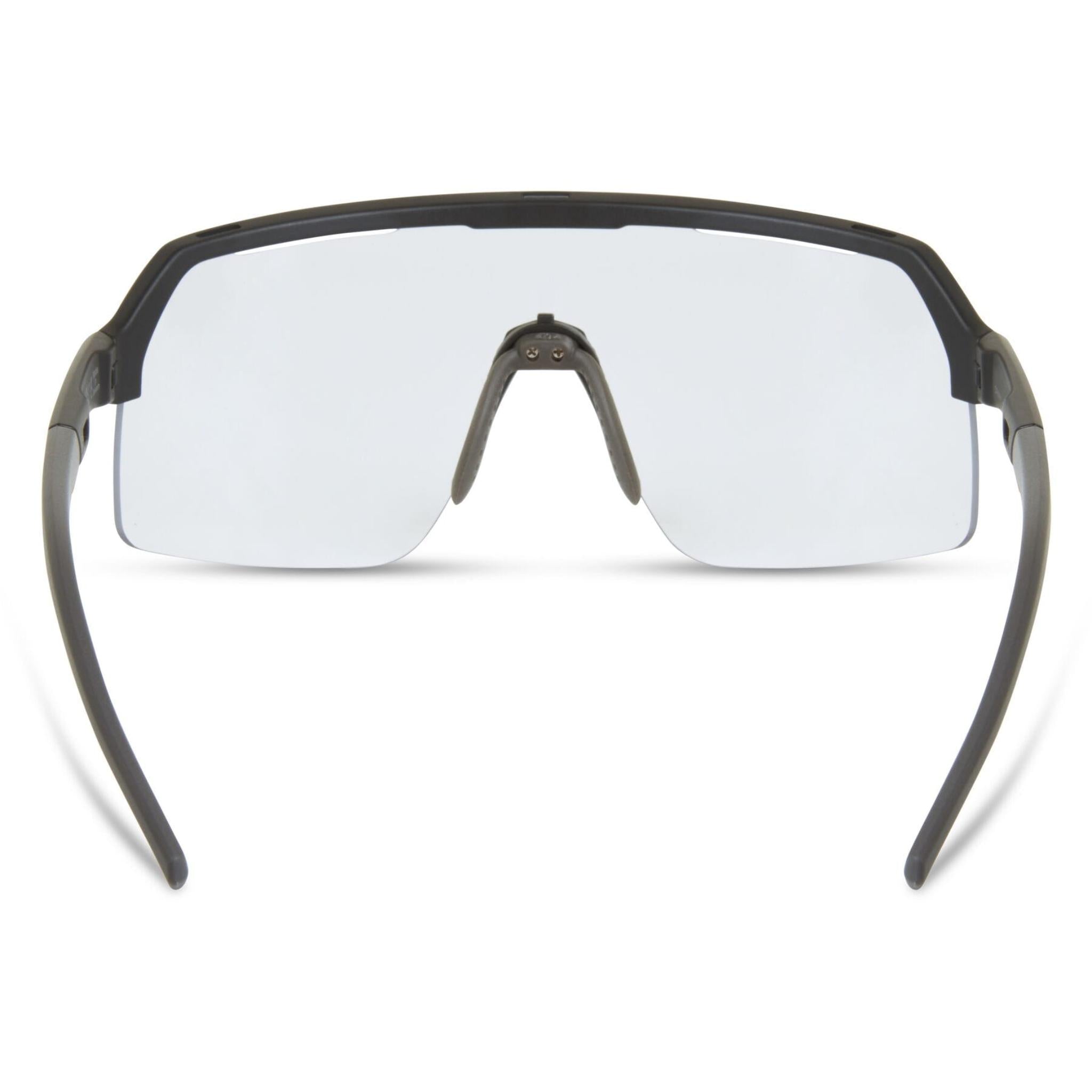 Crypto Air Matt Black Sunglasses - Clear Lens Matte Black
