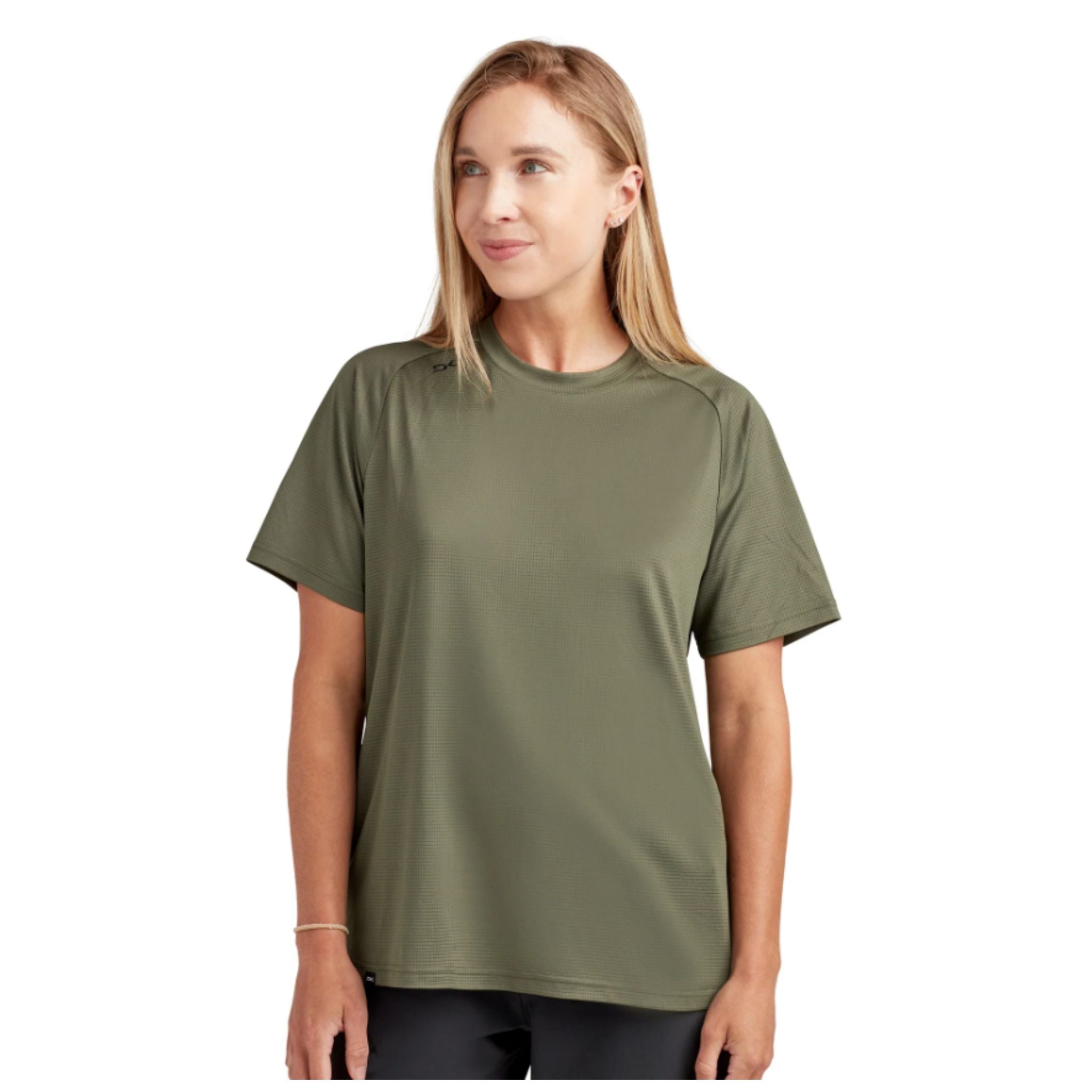 Dakine Women's Syncline Short Sleeve Jersey Canopee Green / S