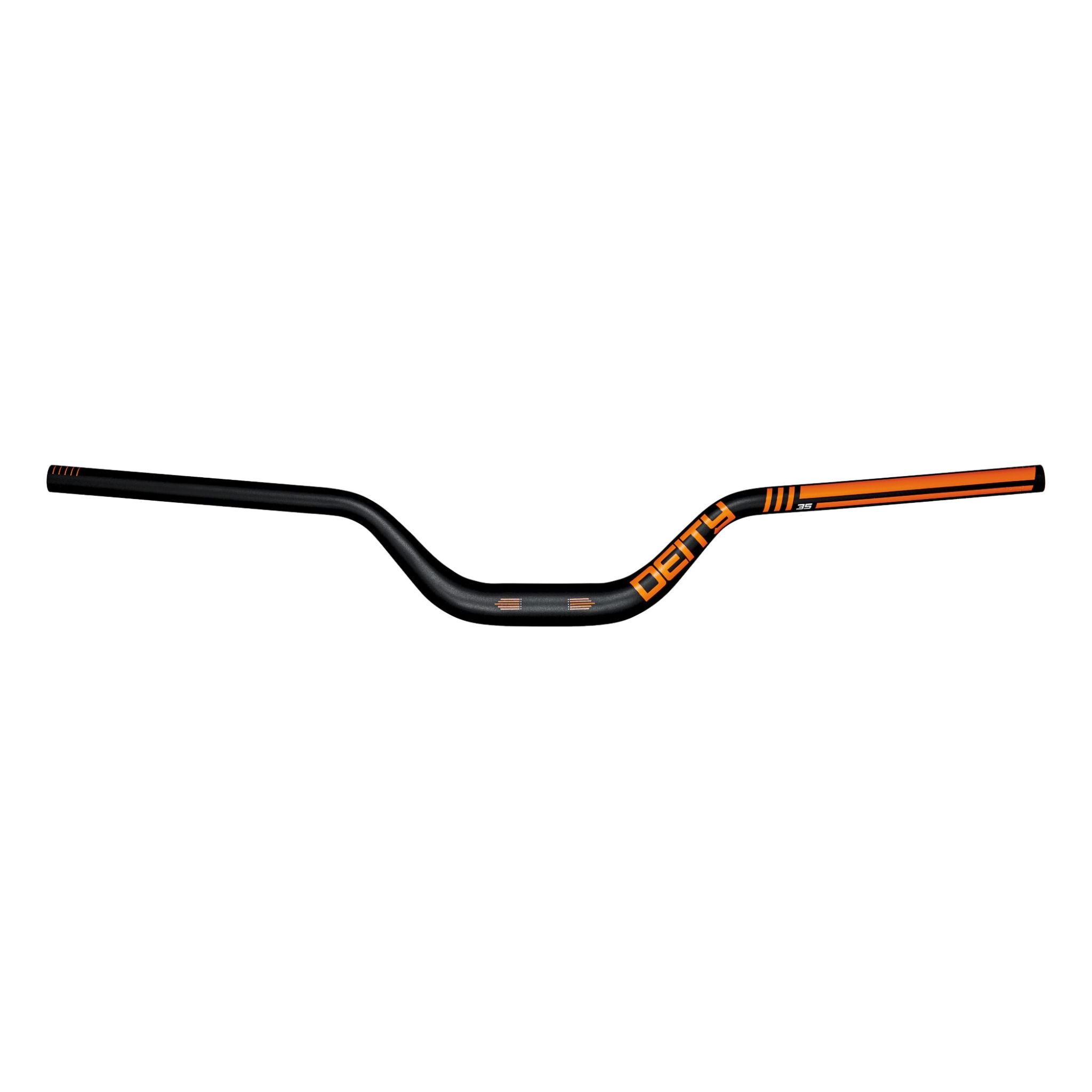 Deity Highside 35 High Rise Handlebars Orange / 35mm x 80mm Rise