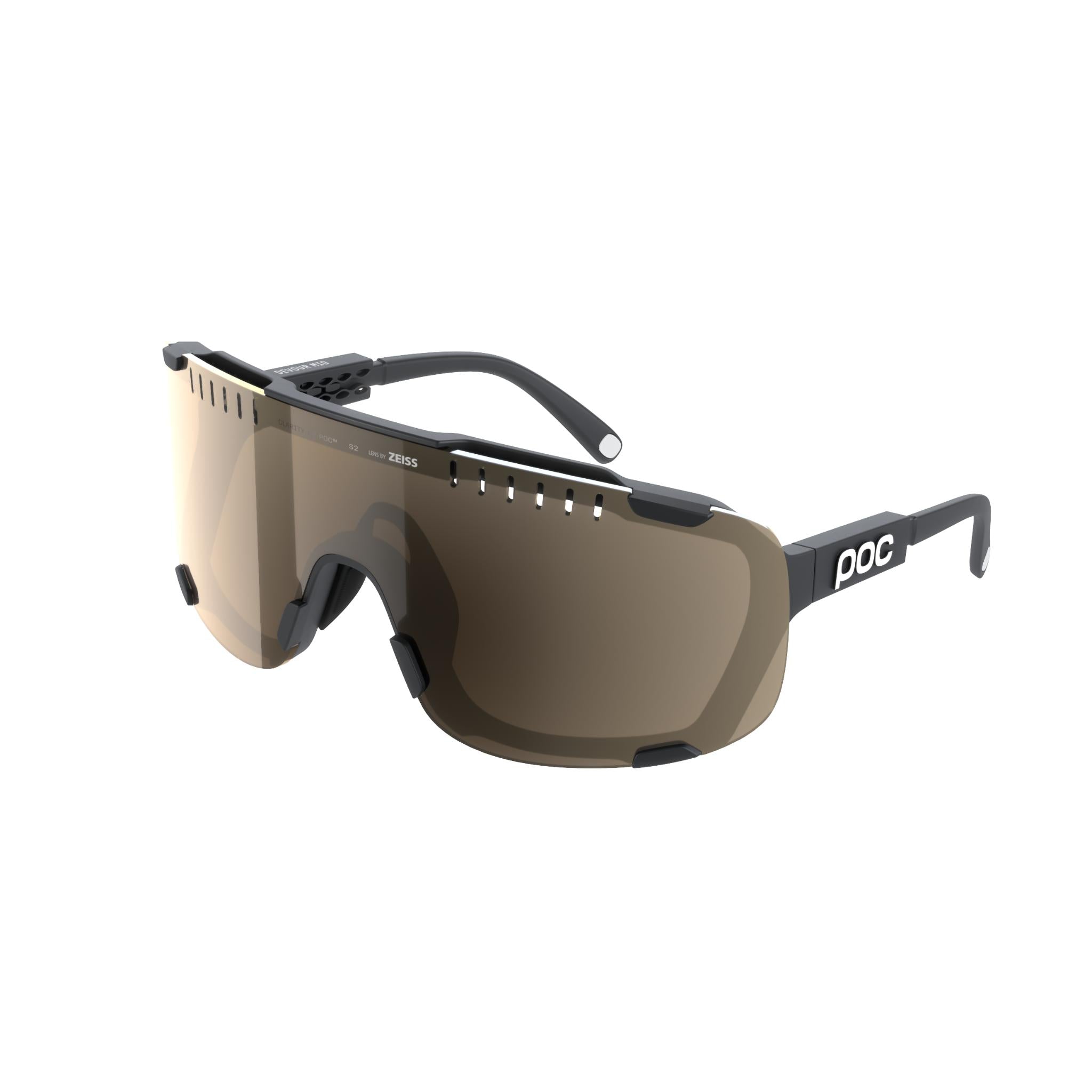 Devour Mid Glasses Uranium Black/Clarity Trail/Partly Sunny Silver / One Size