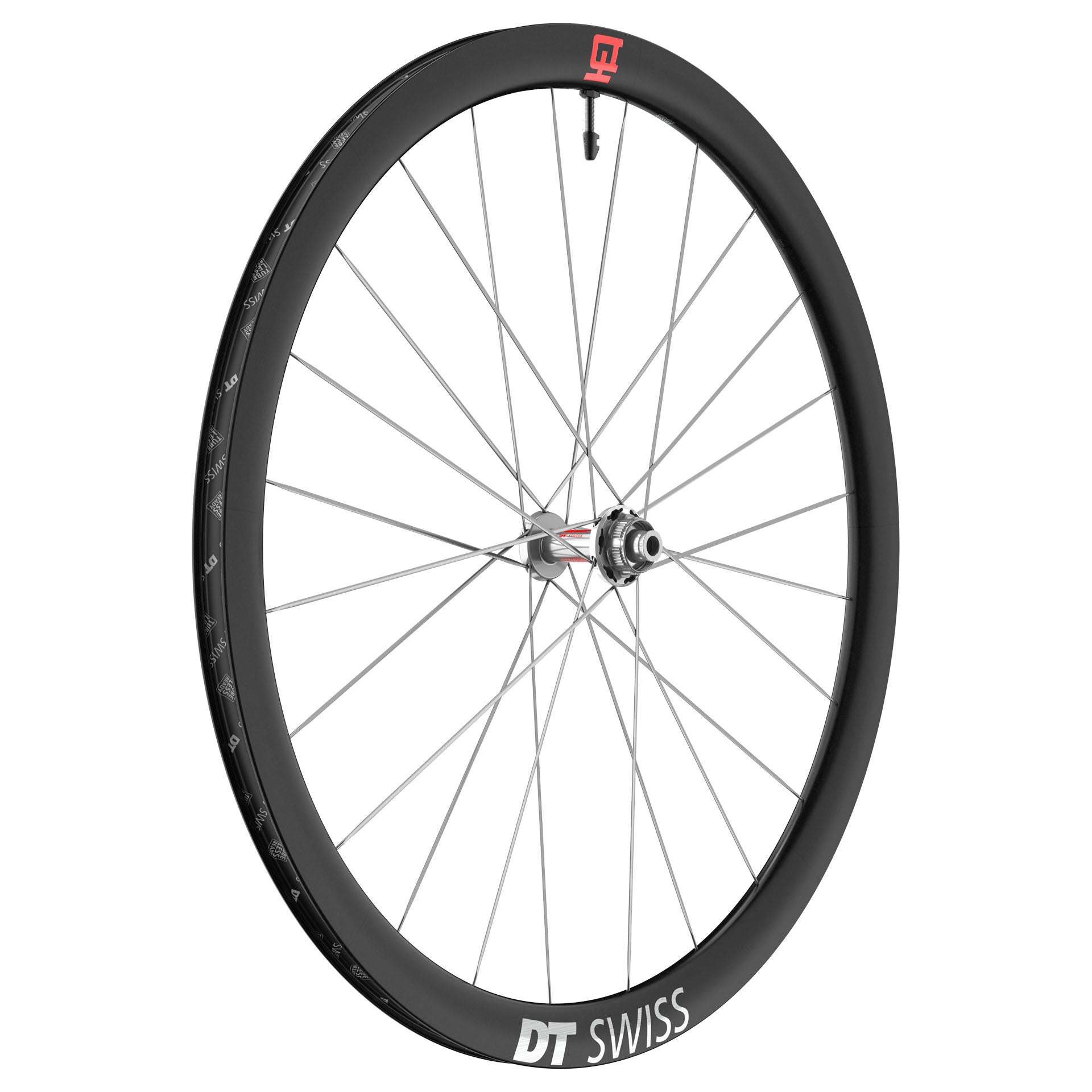 DT Swiss ARC 1100 DICUT 30 38mm Limited Edition Wheels Silver / Front 100 x 12mm