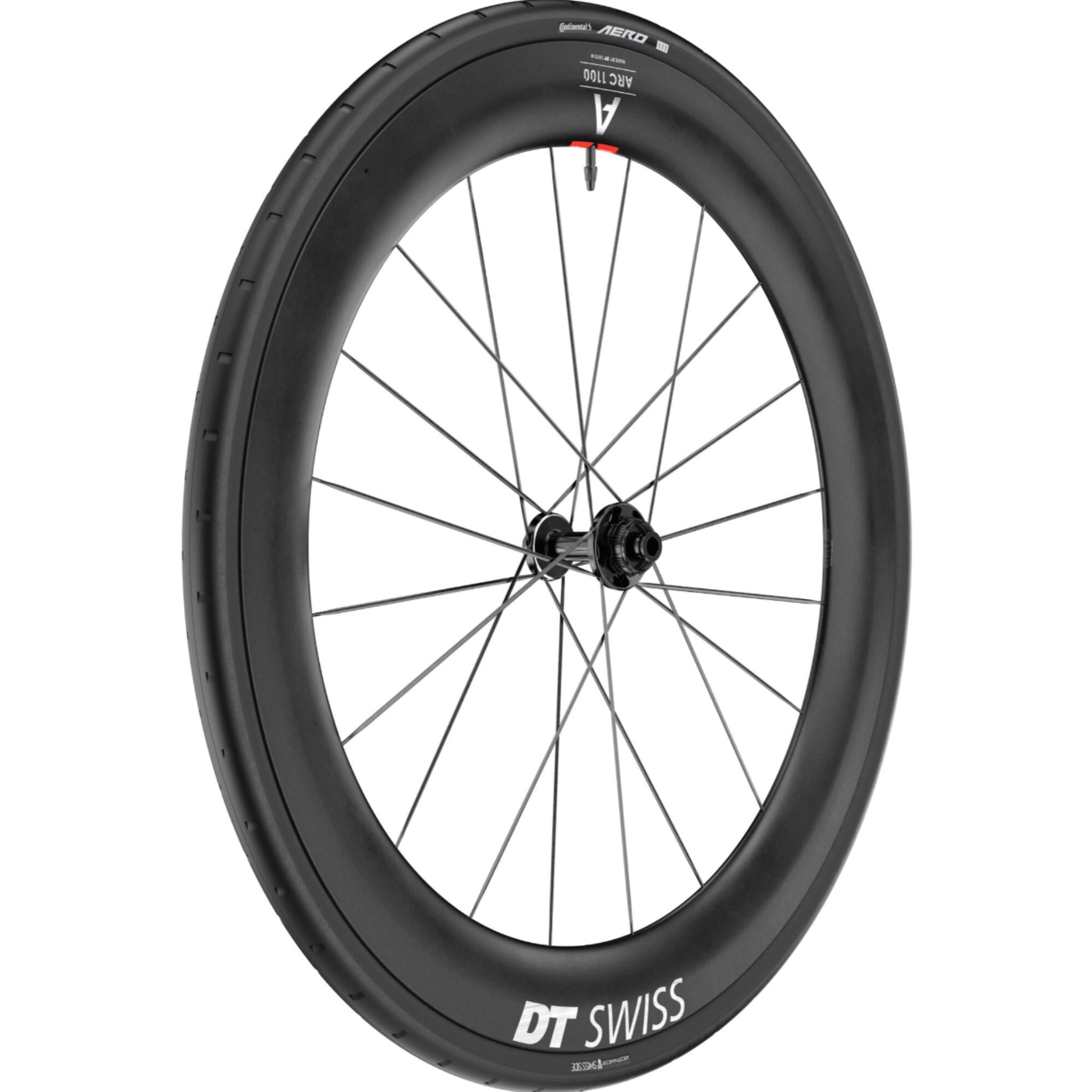 DT Swiss ARC 1100 DICUT DB WTS 65mm Front Wheel Black / 100 x 12mm