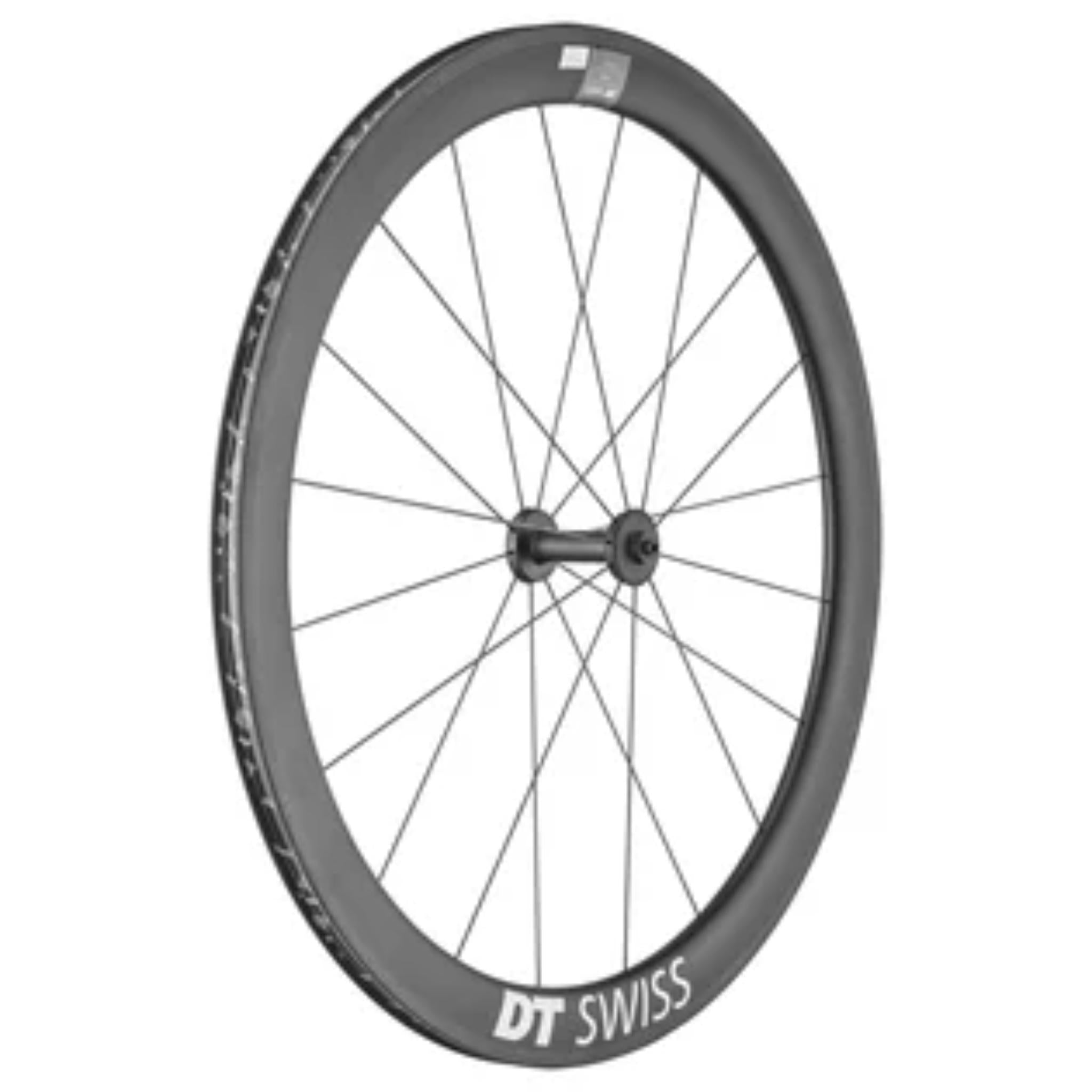 DT Swiss ARC 1400 DICUT Carbon Wheel Black / Front - 48mm Carbon Clincher / 100mm QR