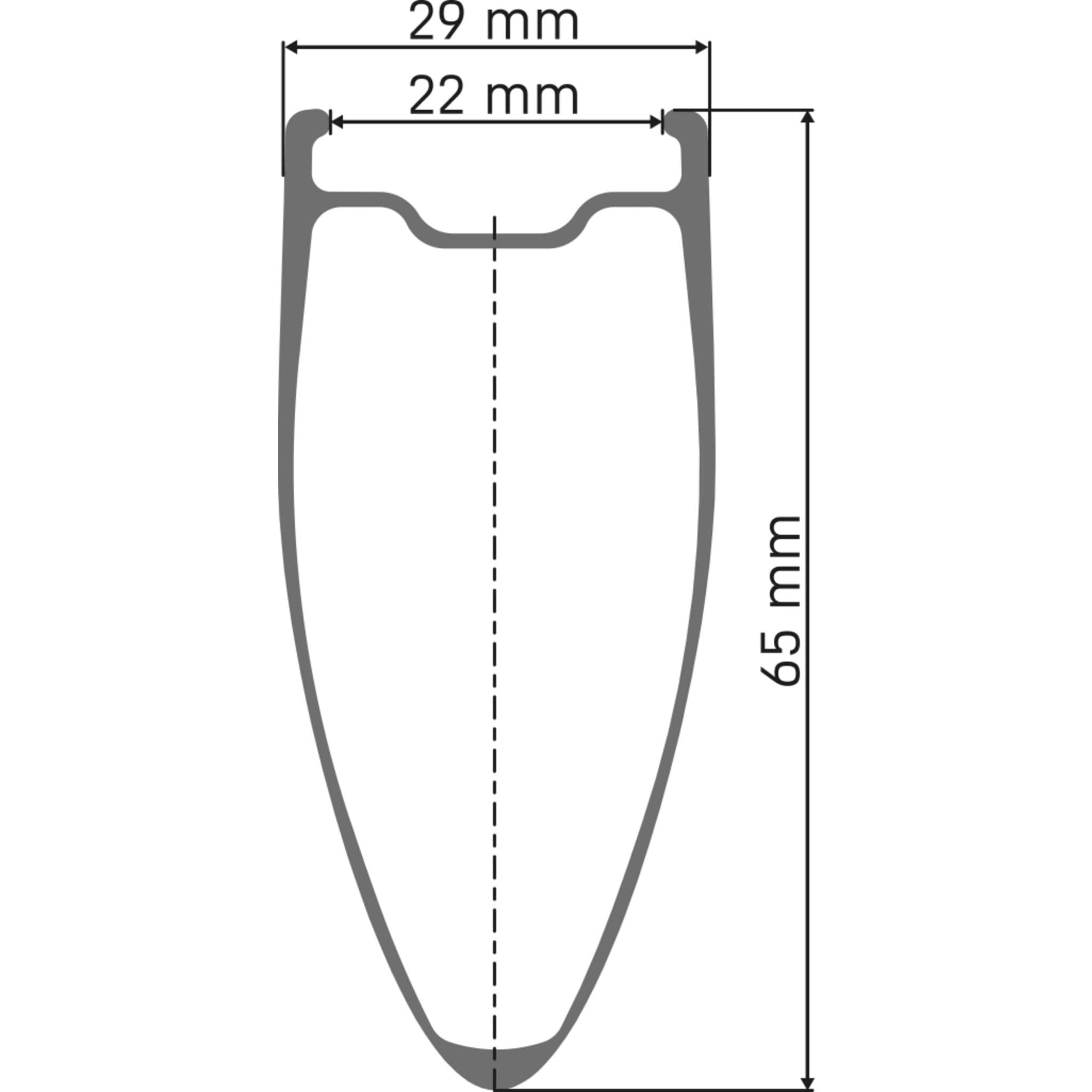 DT Swiss ARC 1400 DICUT DB 65mm Rear Wheel Black / 142 x 12mm