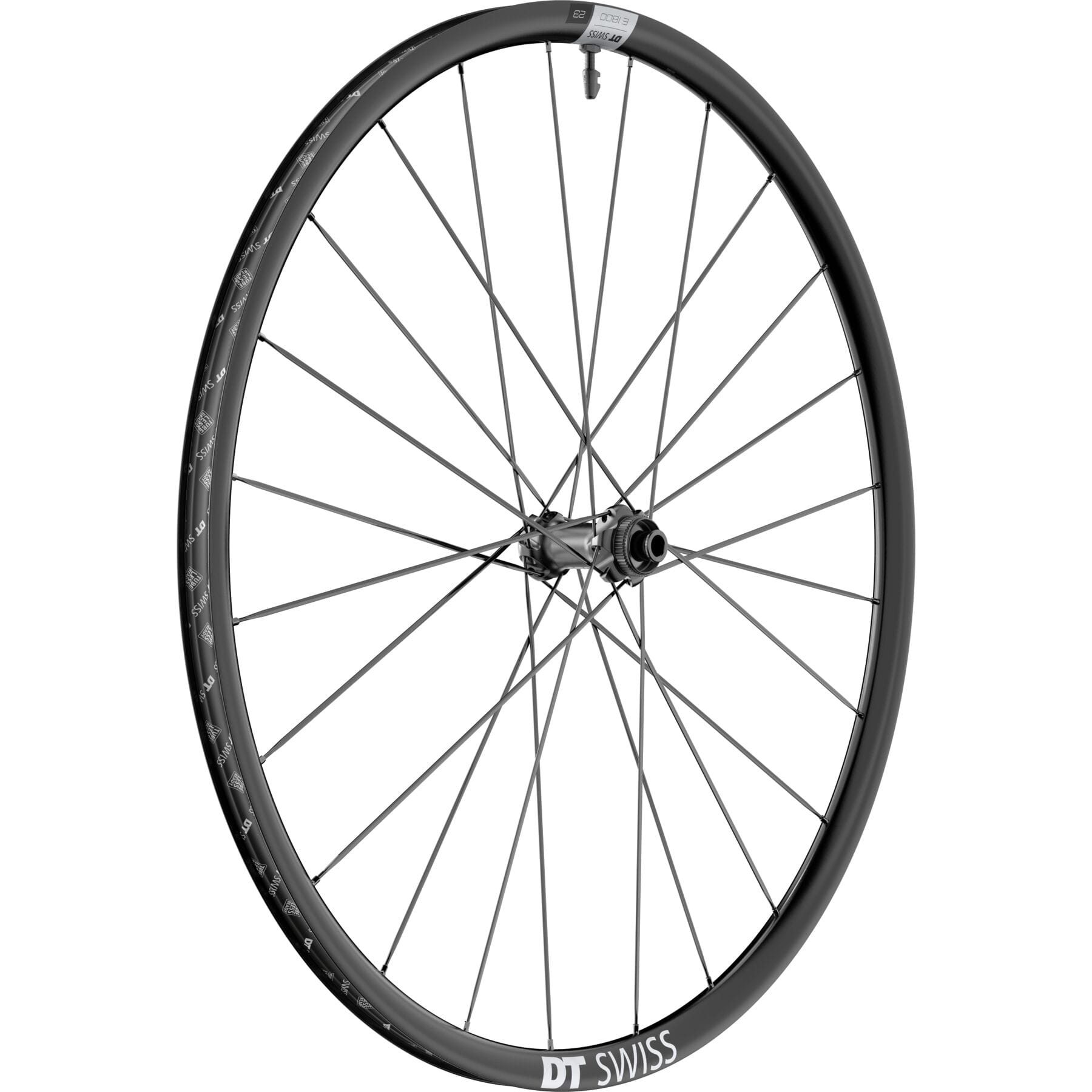 DT Swiss E 1800 SPLINE Disc Brake Front Wheel Black / 100 x 12mm