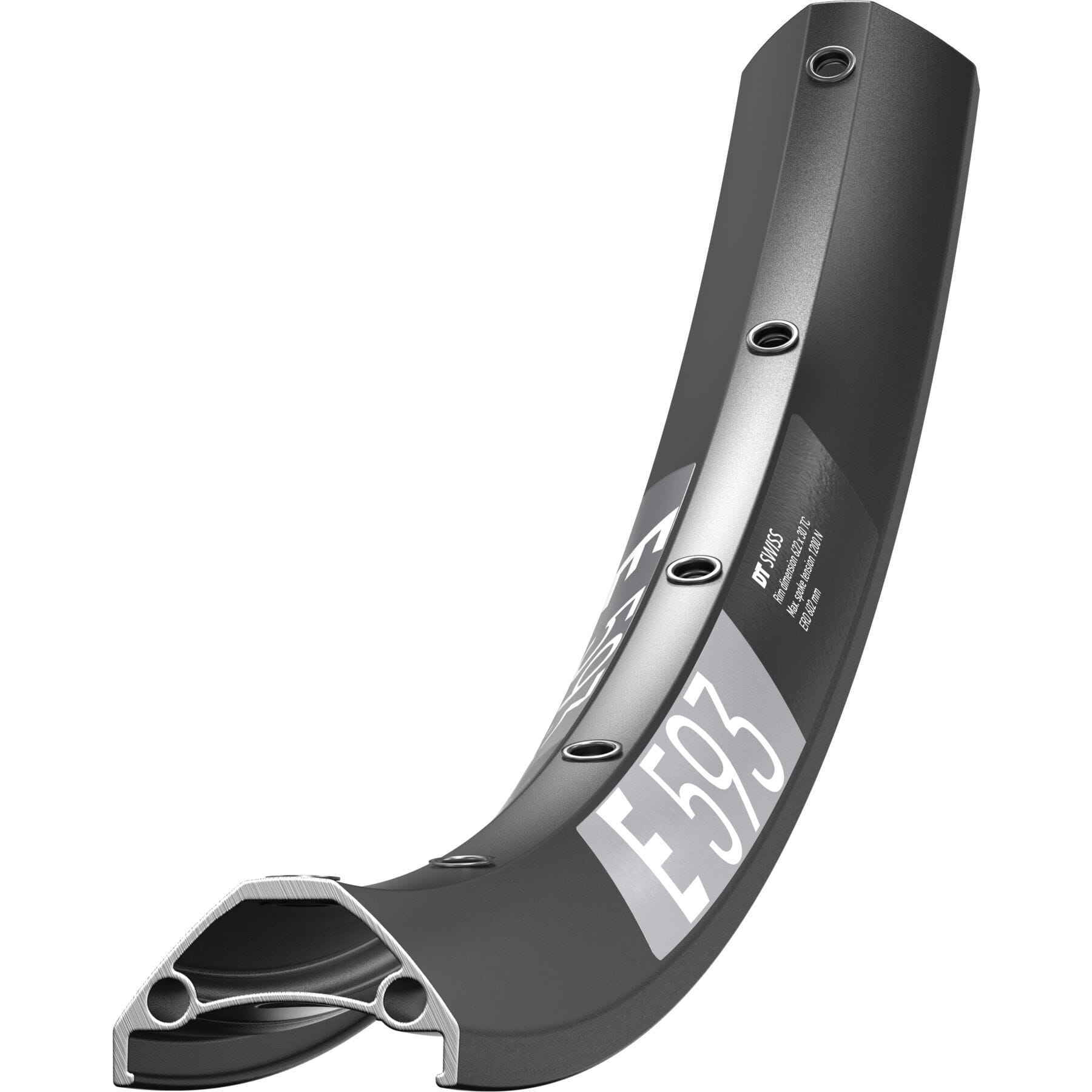 DT Swiss E 593 Rim Black / 26 inches