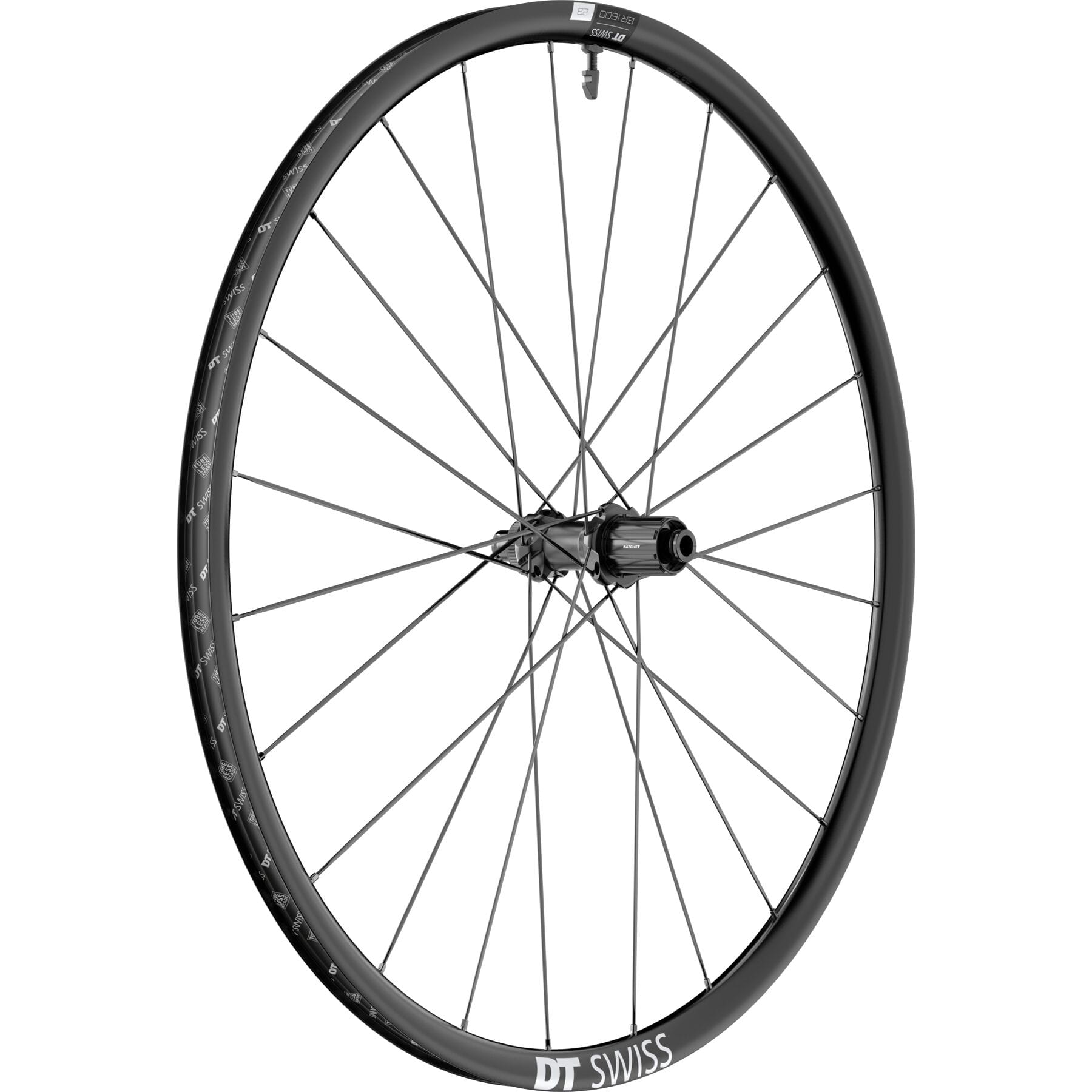 DT Swiss ER 1600 SPLINE Disc Brake Rear Wheel Black / 142 x 12mm Shimano HG