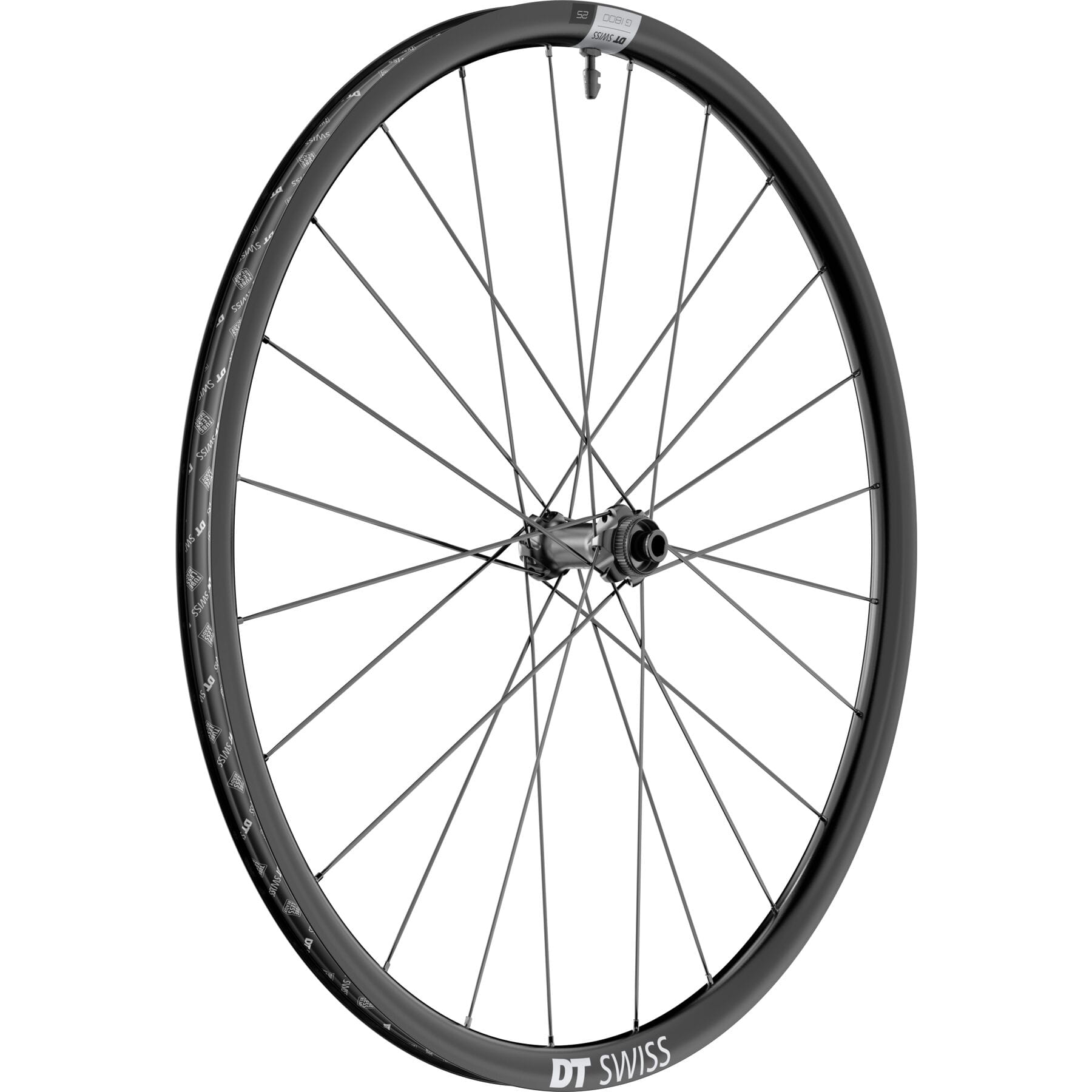 DT Swiss G 1800 SPLINE 700c CL Front Wheel Black / 100 x 12mm
