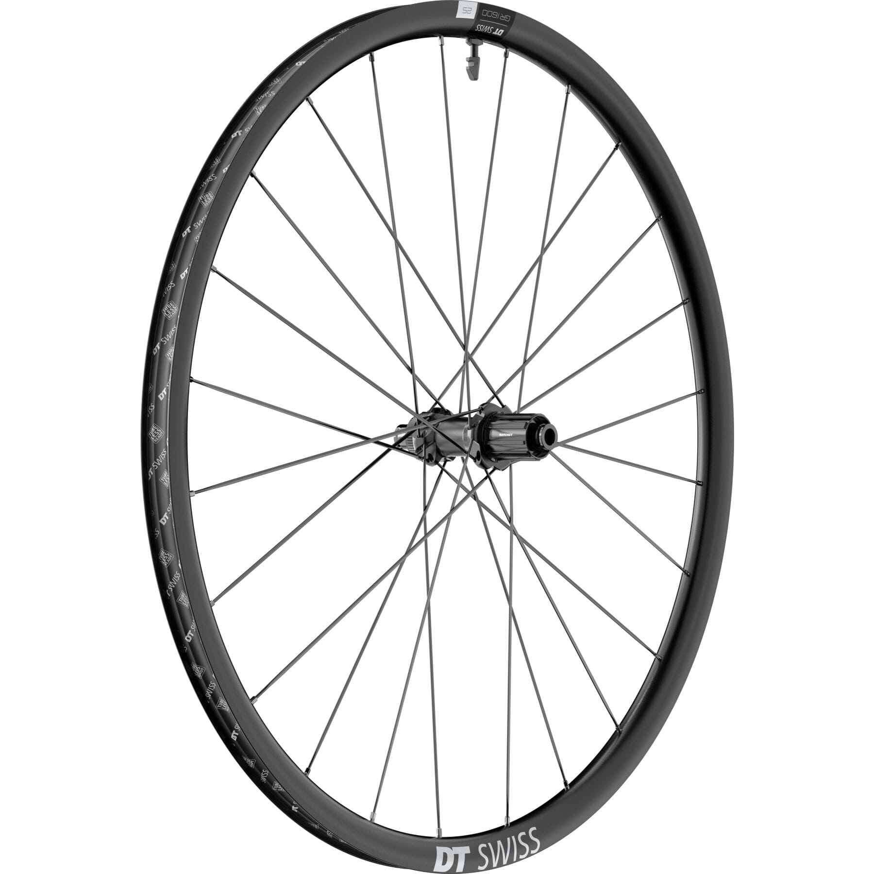 DT Swiss GR 1600 SPLINE 650B CL Rear Wheel Black / 142 x 12mm Shimano HG