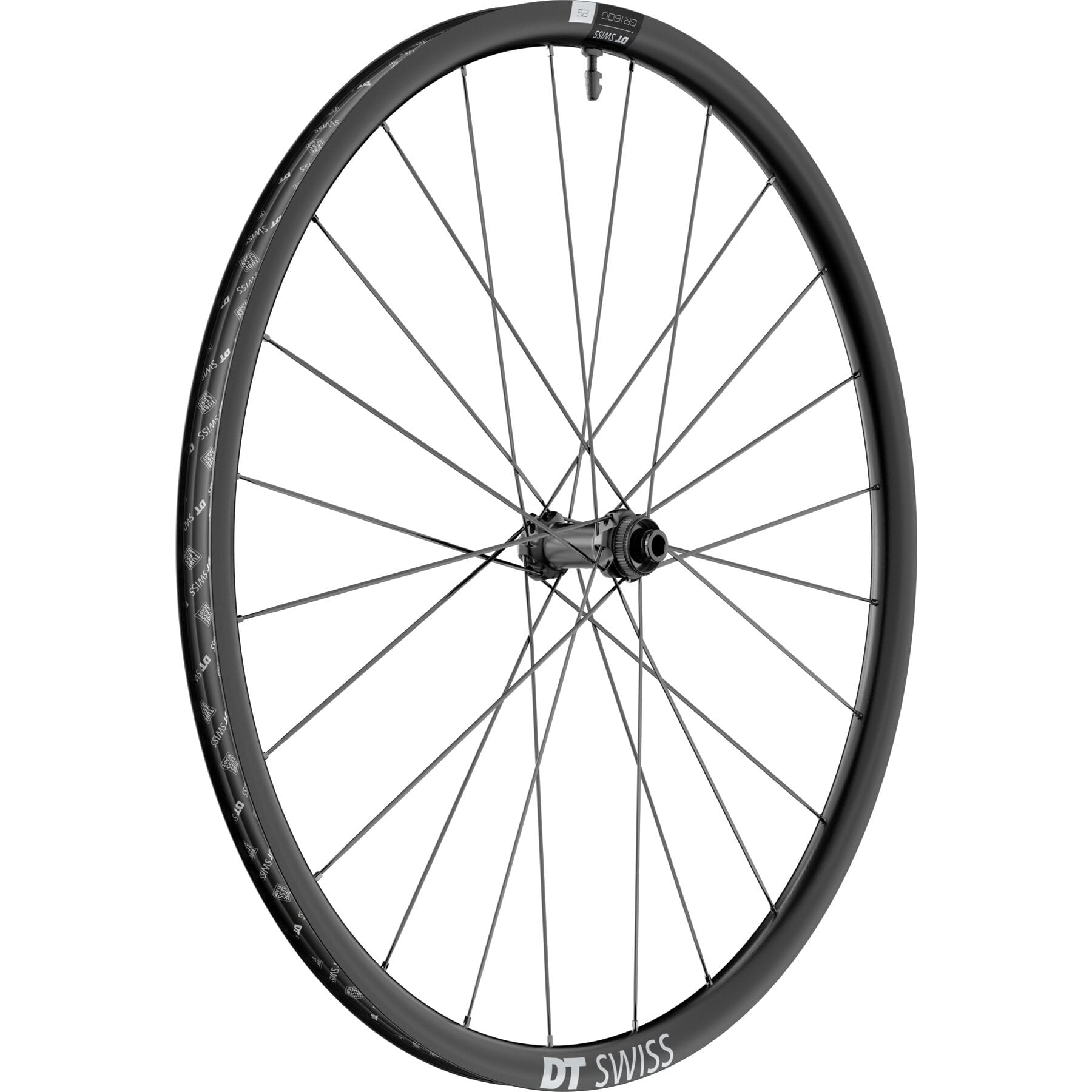 DT Swiss GR 1600 SPLINE 700c CL Front Wheel Black / 100 x 12mm