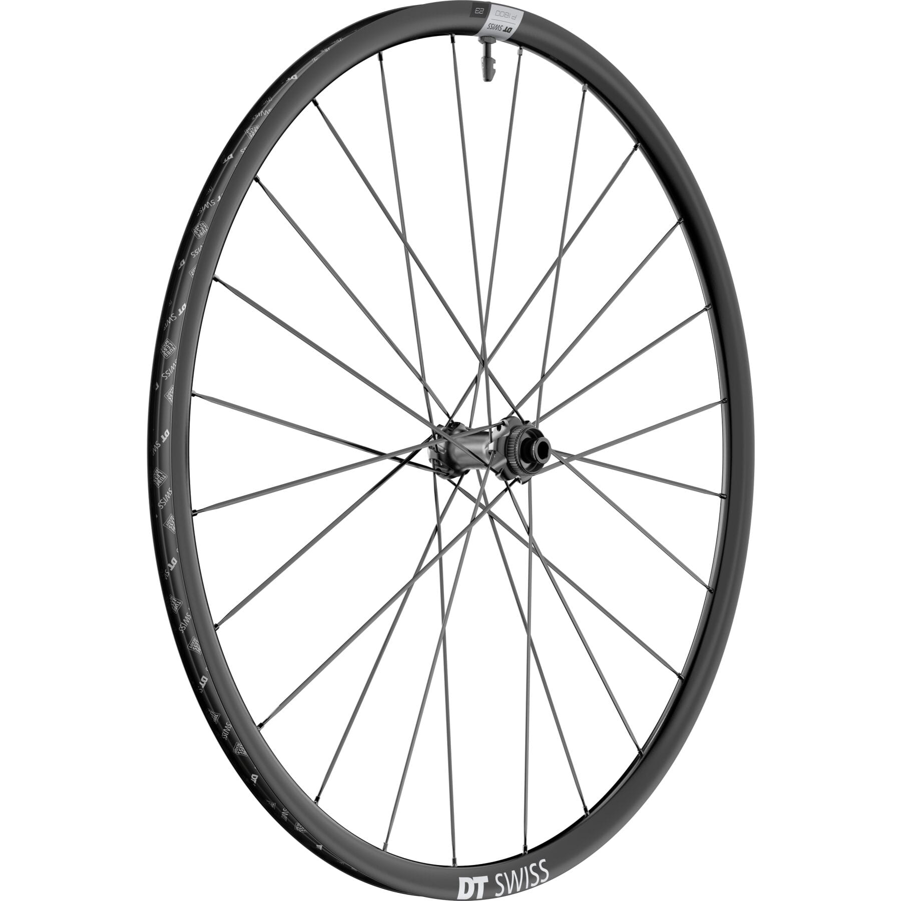 DT Swiss P 1800 SPLINE Disc Brake Front Wheel Black / 100 x 12mm
