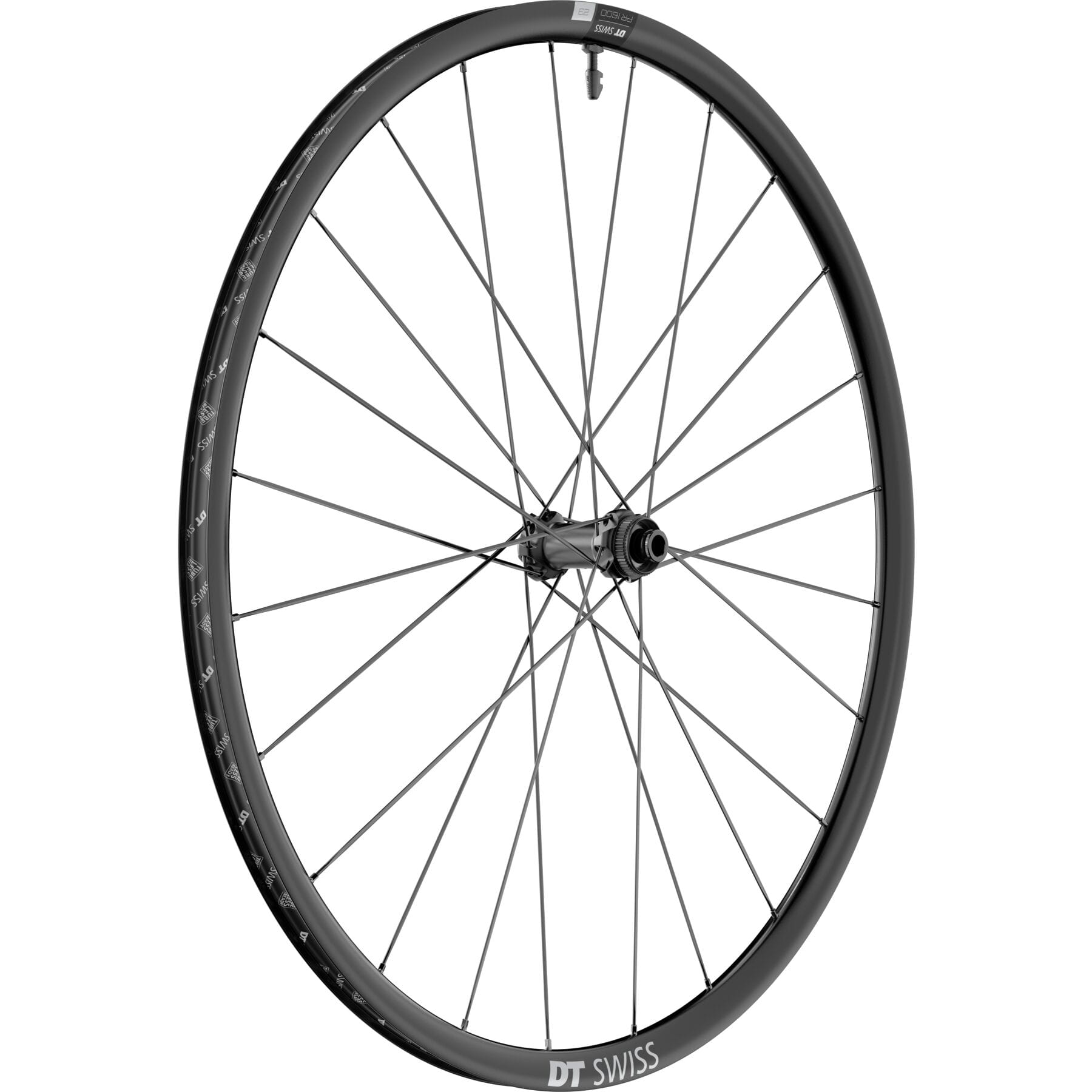 DT Swiss PR 1600 SPLINE Disc Brake Front Wheel Black / 100 x 12mm