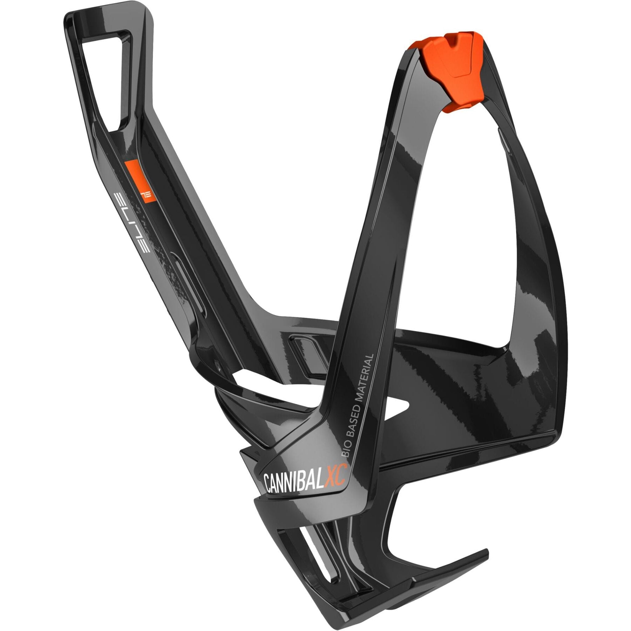 Elite Cannibal XC Bio Bottle Cage Black / Orange / One size