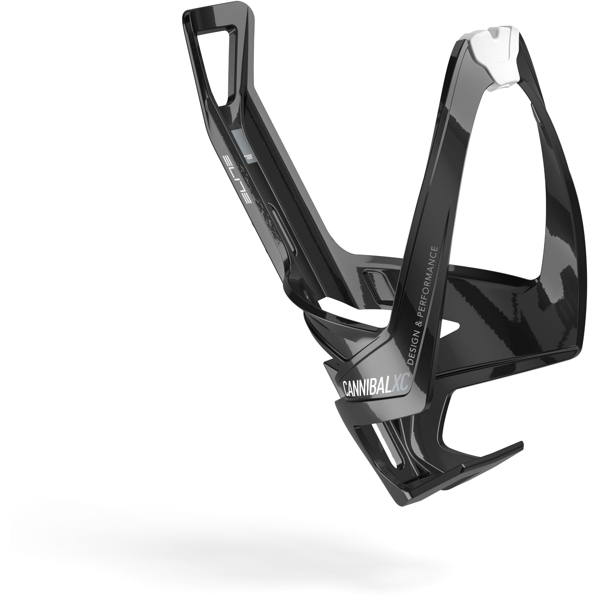 Elite Cannibal XC Bottle Cage Black / White / One size