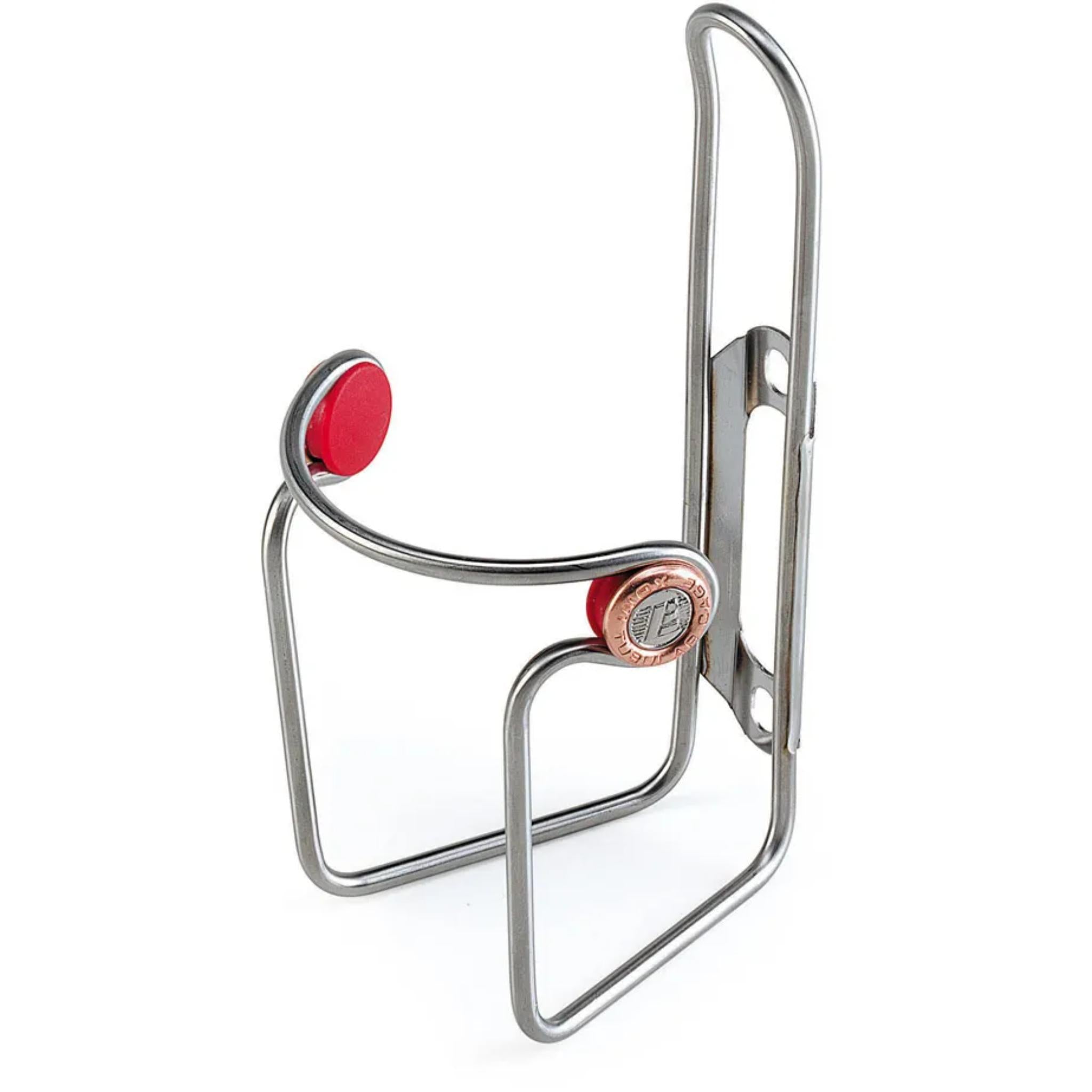 Elite Ciussi Inox Bottle Cage - Tubular Stainless Steel Silver