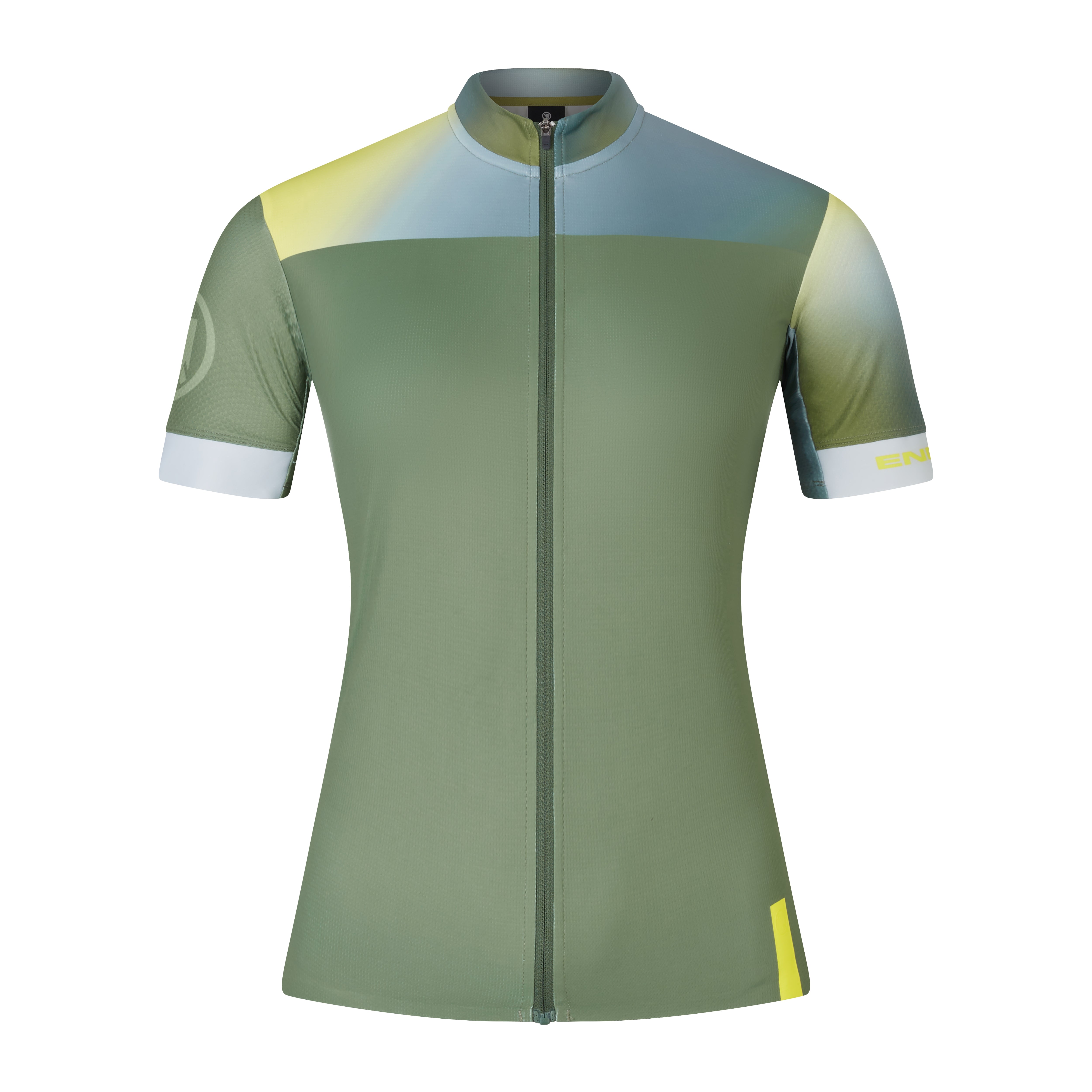 Endura Gradient Block Women's FS260 Print S/S Jersey Machair Green / L