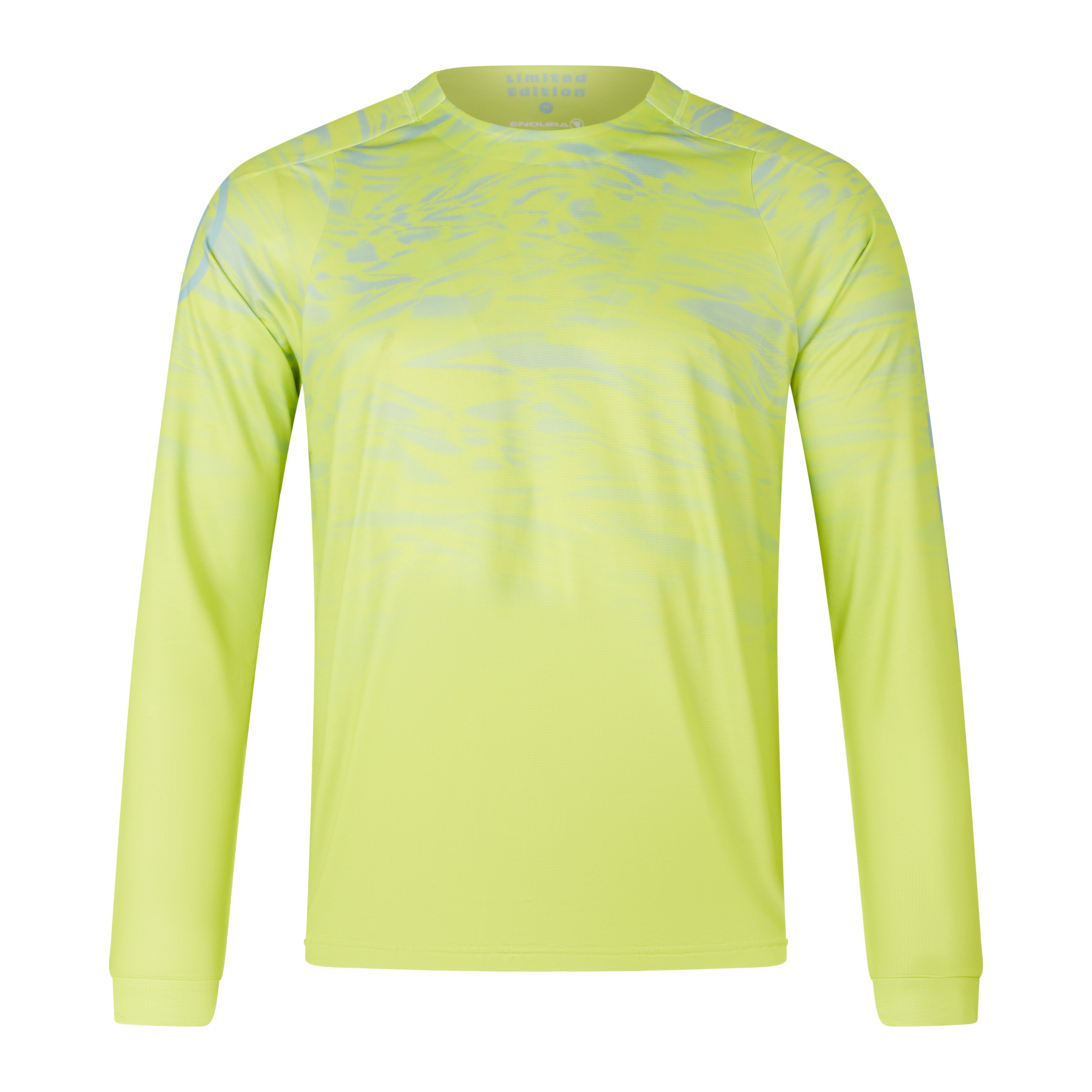 Endura Marble Ltd Printed L/S Tee Lime Green / L