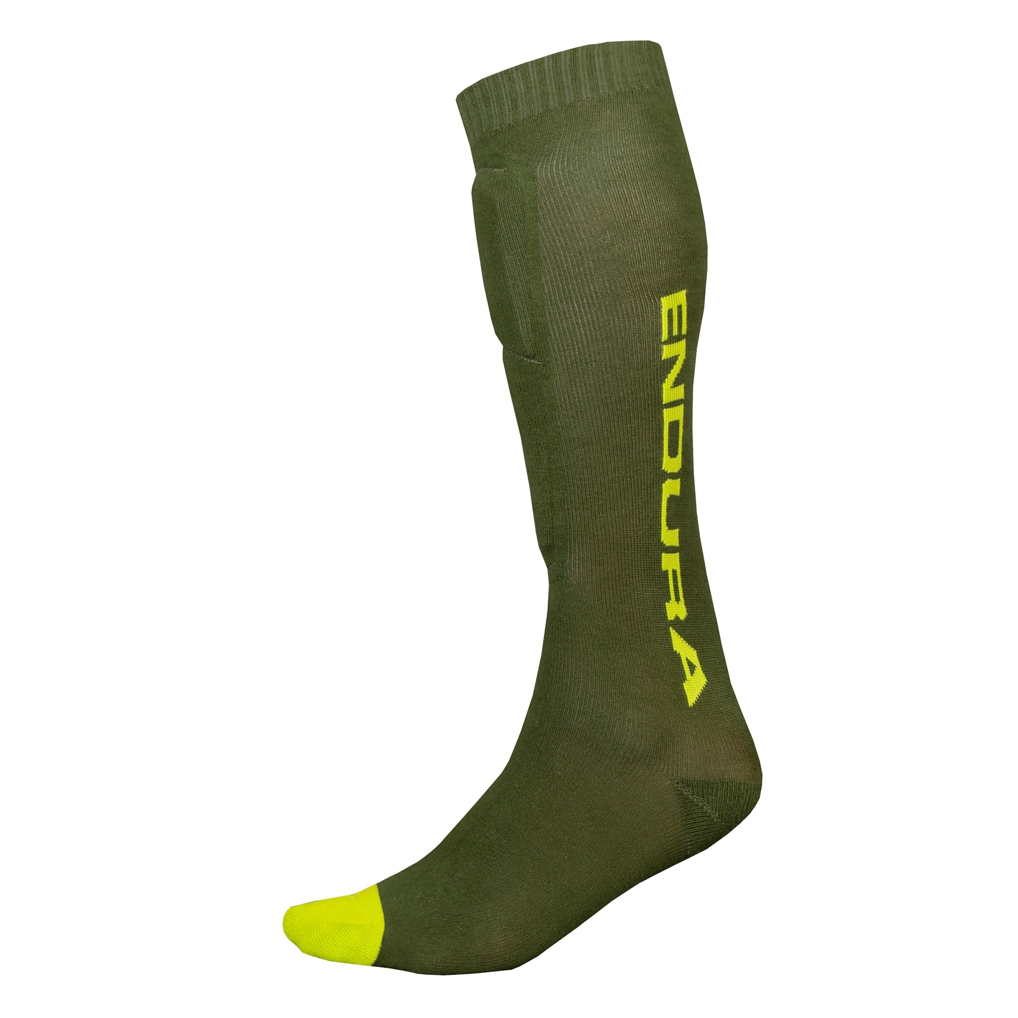 Endura SingleTrack Shin Guard Sock Forest Green / L-XL