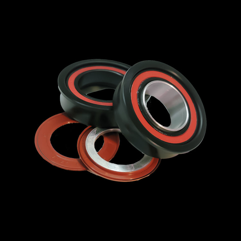 Enduro Bearings BB386 Ceramic Hybrid Bottom Bracket Black / 30mm / Ceramic Hybrid