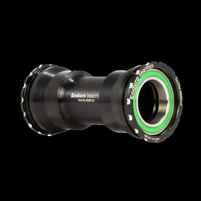 Enduro Bearings BB86/92 TorqTite Stainless Steel Bottom Bracket 24mm Black / 24mm / 440C Stainless Steel