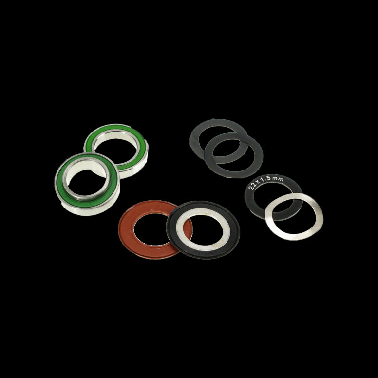 Enduro Bearings BB90/95 Stainless Steel Bottom Bracket 24mm Black / 24mm / Stainless Steel