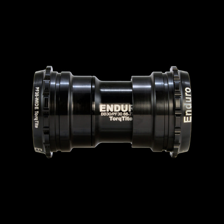 Enduro Bearings PF30 TorqTite Bottom Bracket 30mm Black / 30mm / 440C Stainless Steel