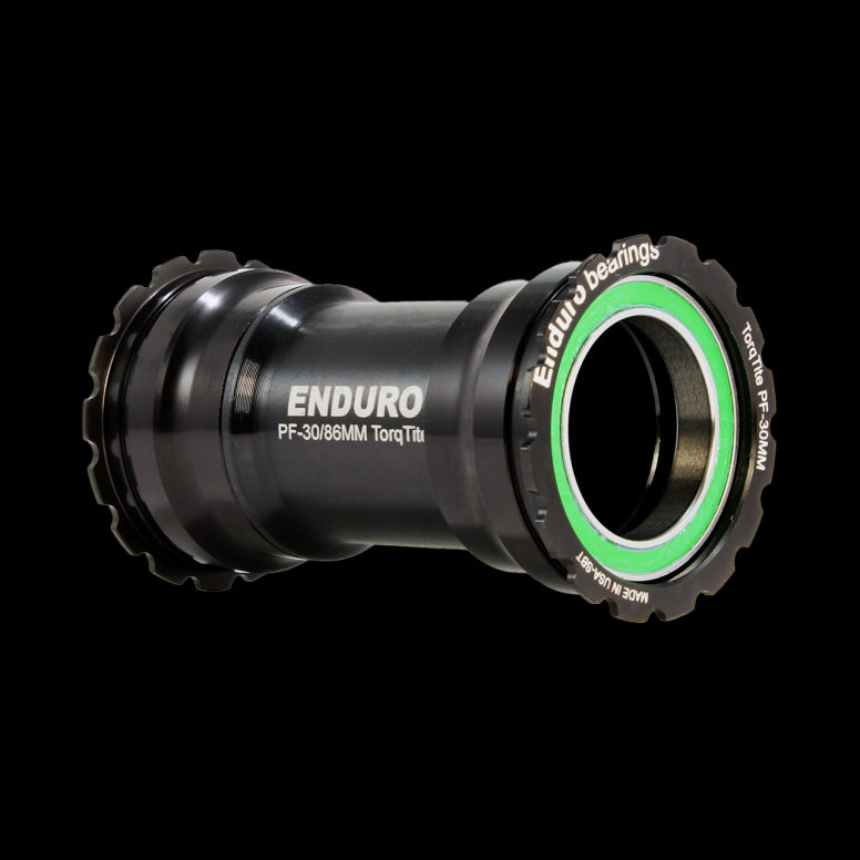 Enduro Bearings TorqTite BB386EVO Stainless Steel Bottom Bracket 30mm Black / 30mm / Stainless Steel