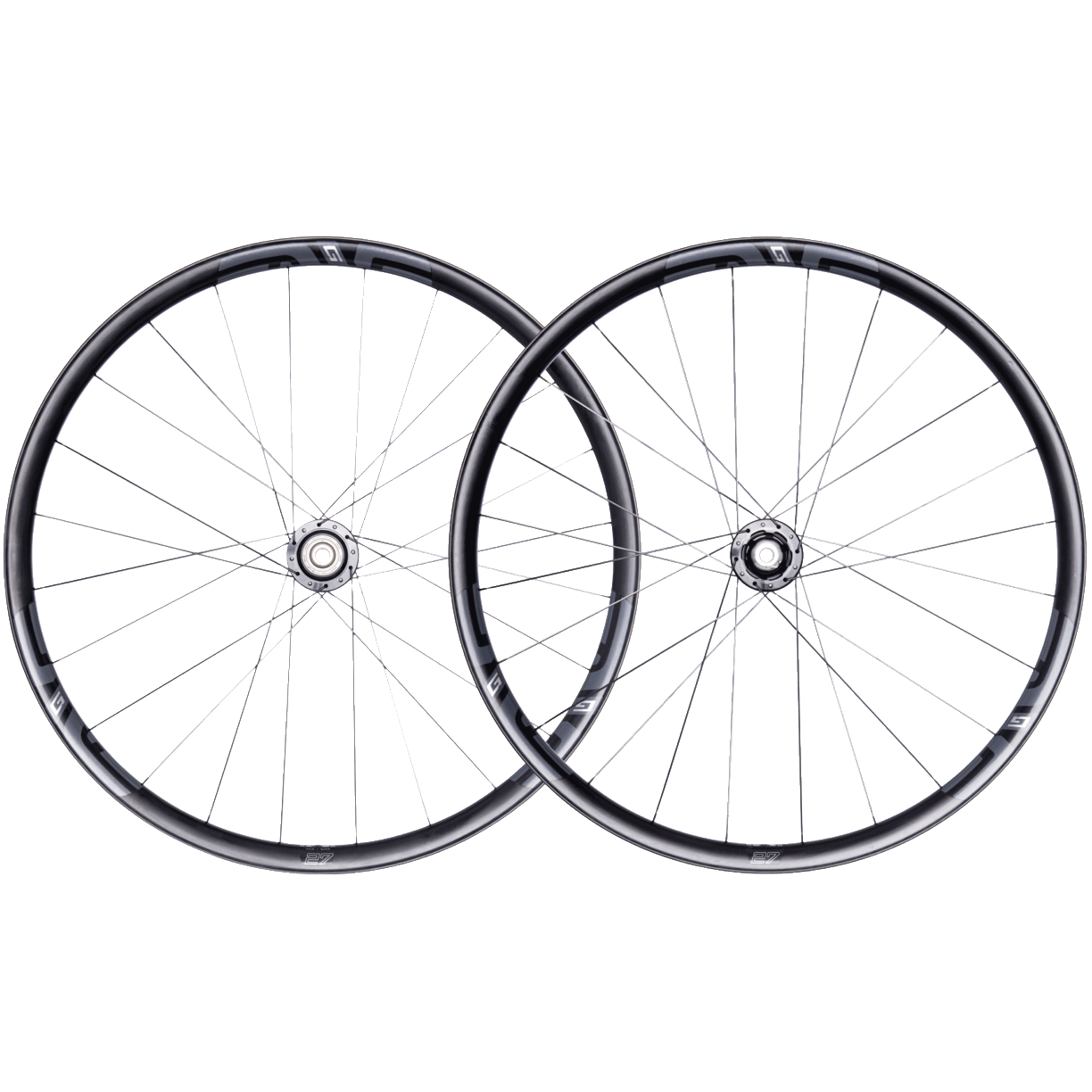 ENVE G27 Carbon Gravel 650b Wheelset with Chris King Hubs Matte Black / Shimano HG / Standard Bearings