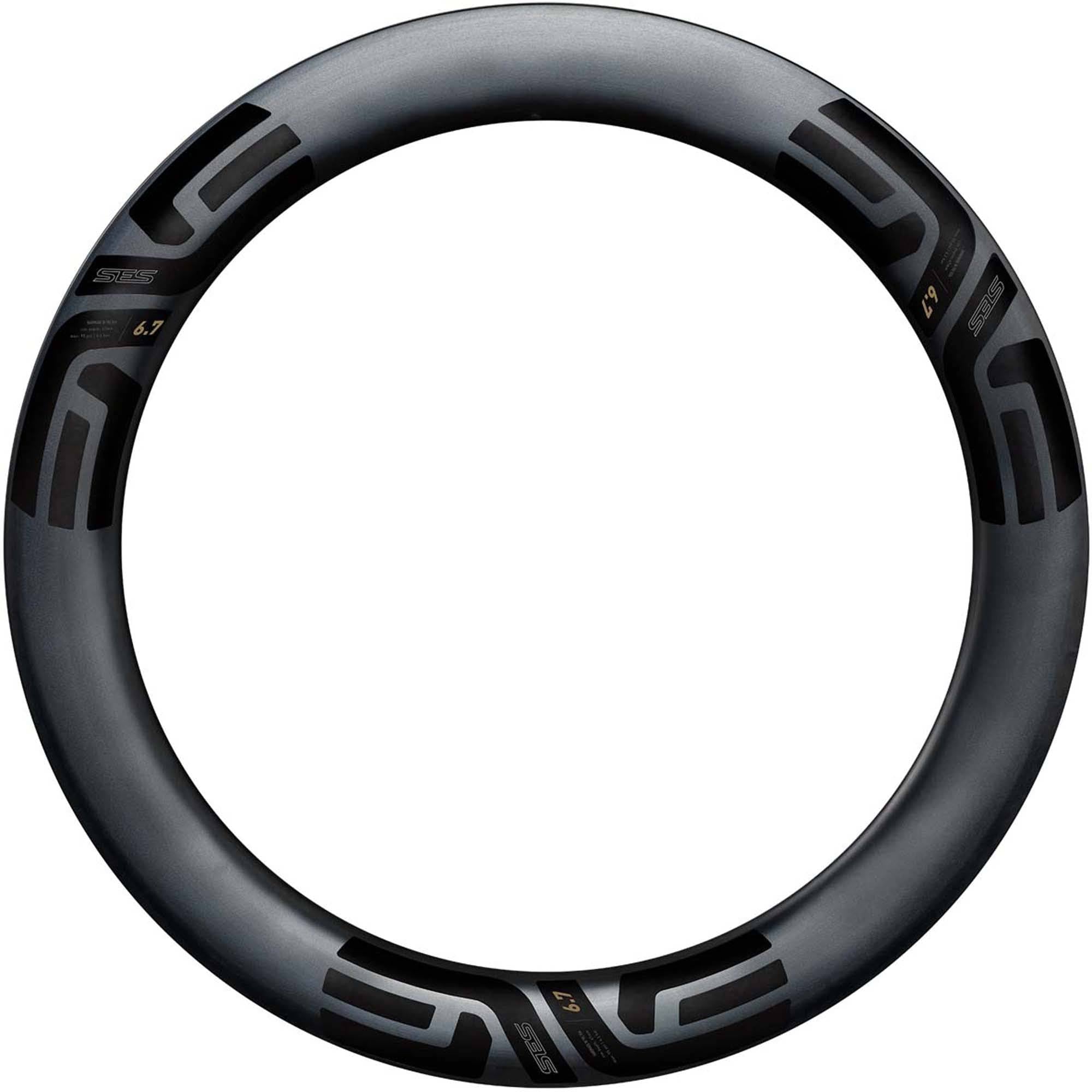 ENVE SES 6.7 Carbon Rim Black / Rear 67mm / 24H