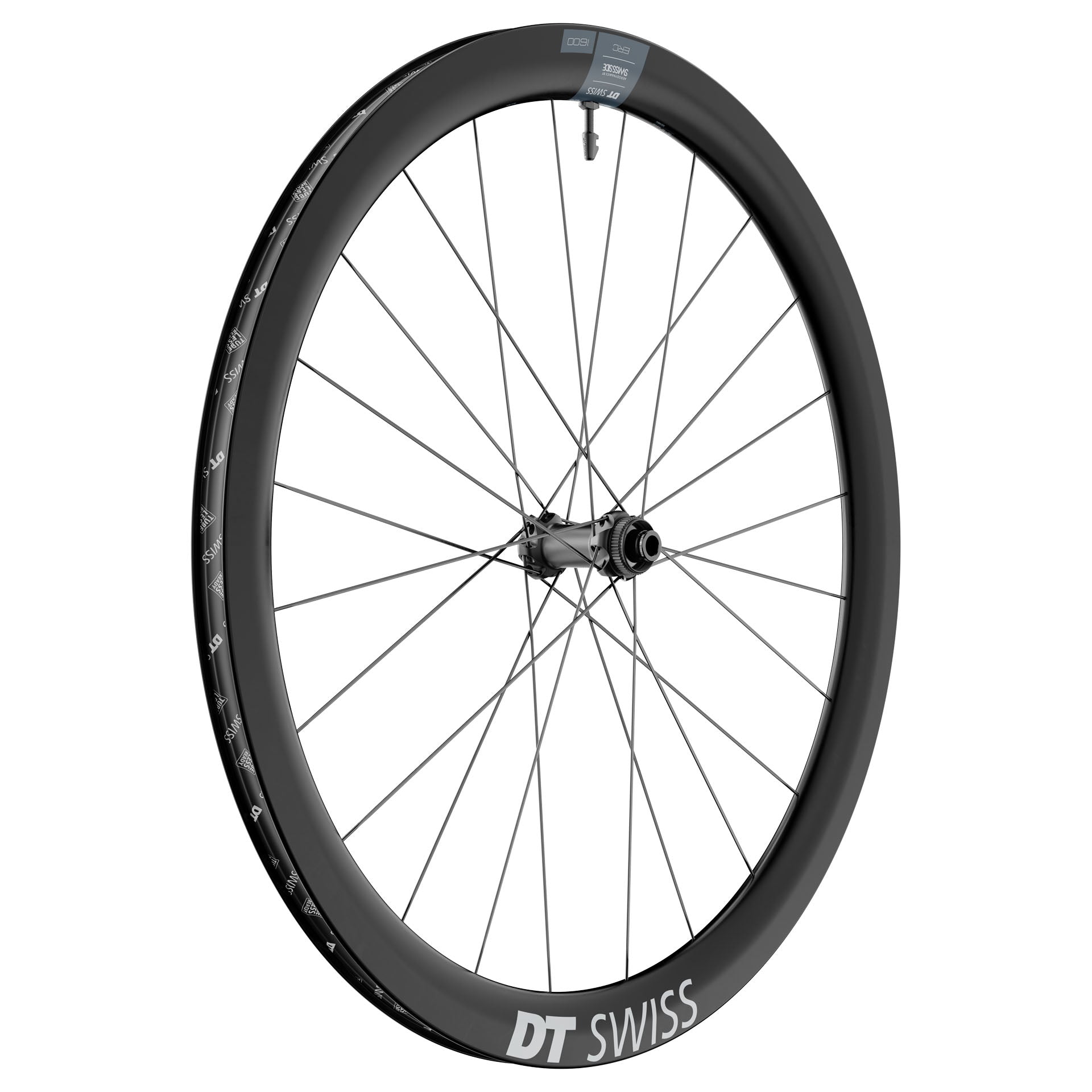 ERC 1600 SPLINE 45 Disc Front Wheel Black / 100x12
