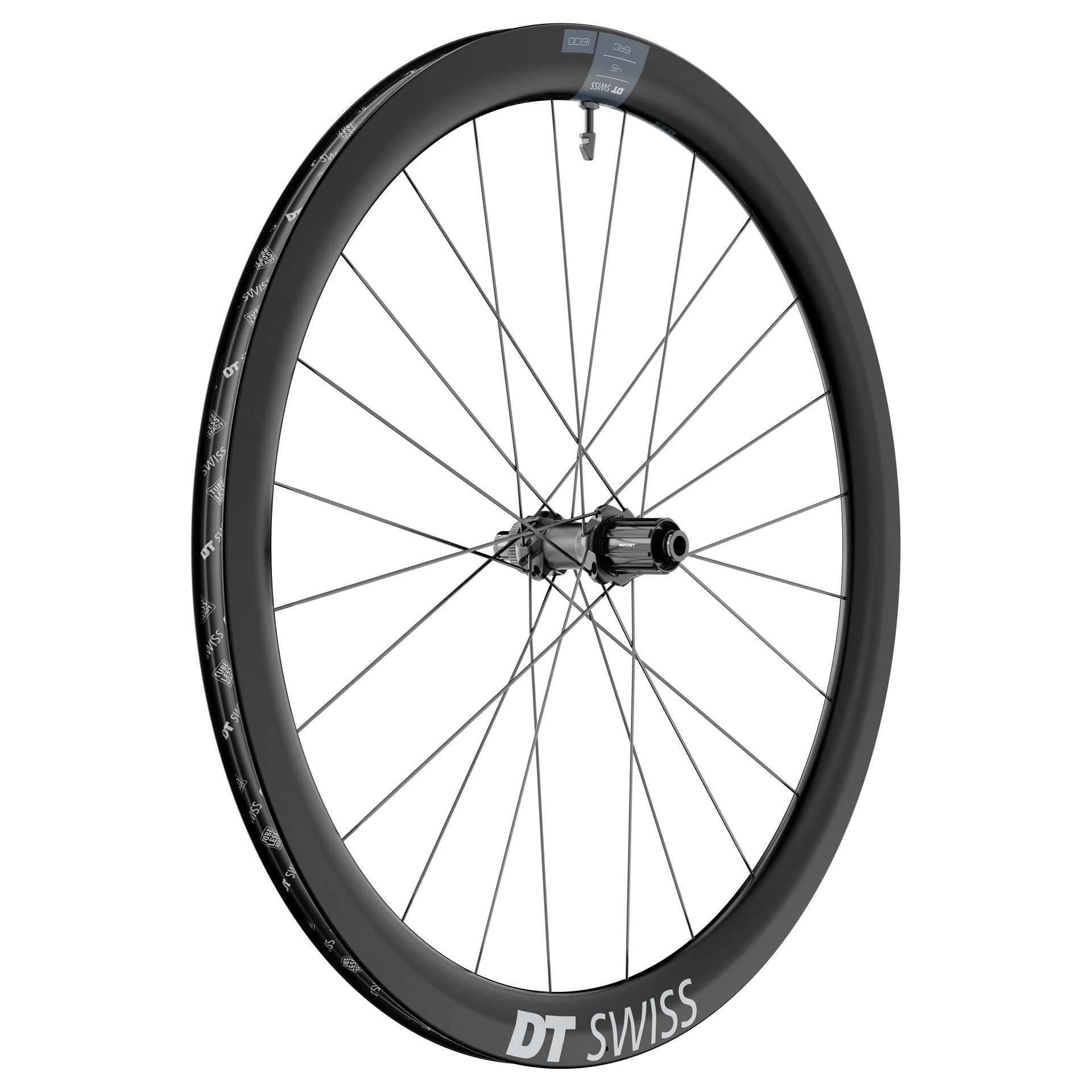 ERC 1600 SPLINE 45 Disc Rear Wheel Black / Shimano HG / SRAM XDR