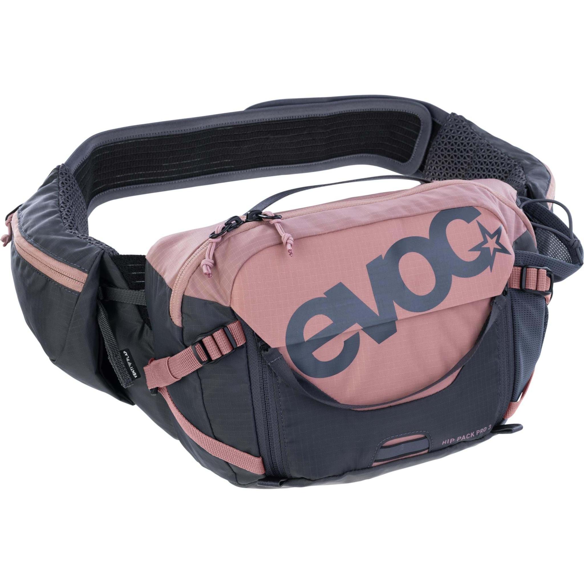 EVOC Hip Pack Pro 3 Dusty Pink - Carbon Grey / One Size