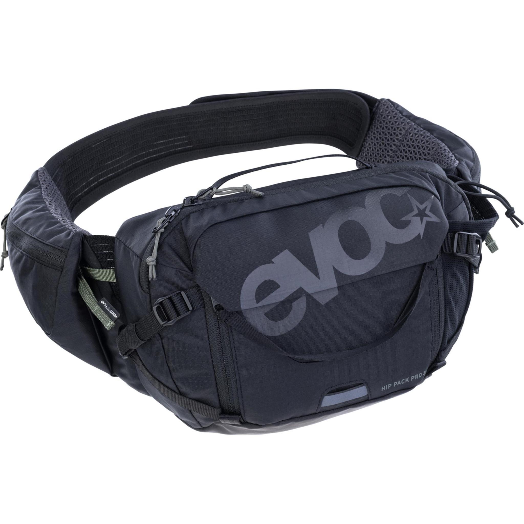 EVOC Hip Pack Pro 3 with Bladder Black / One Size