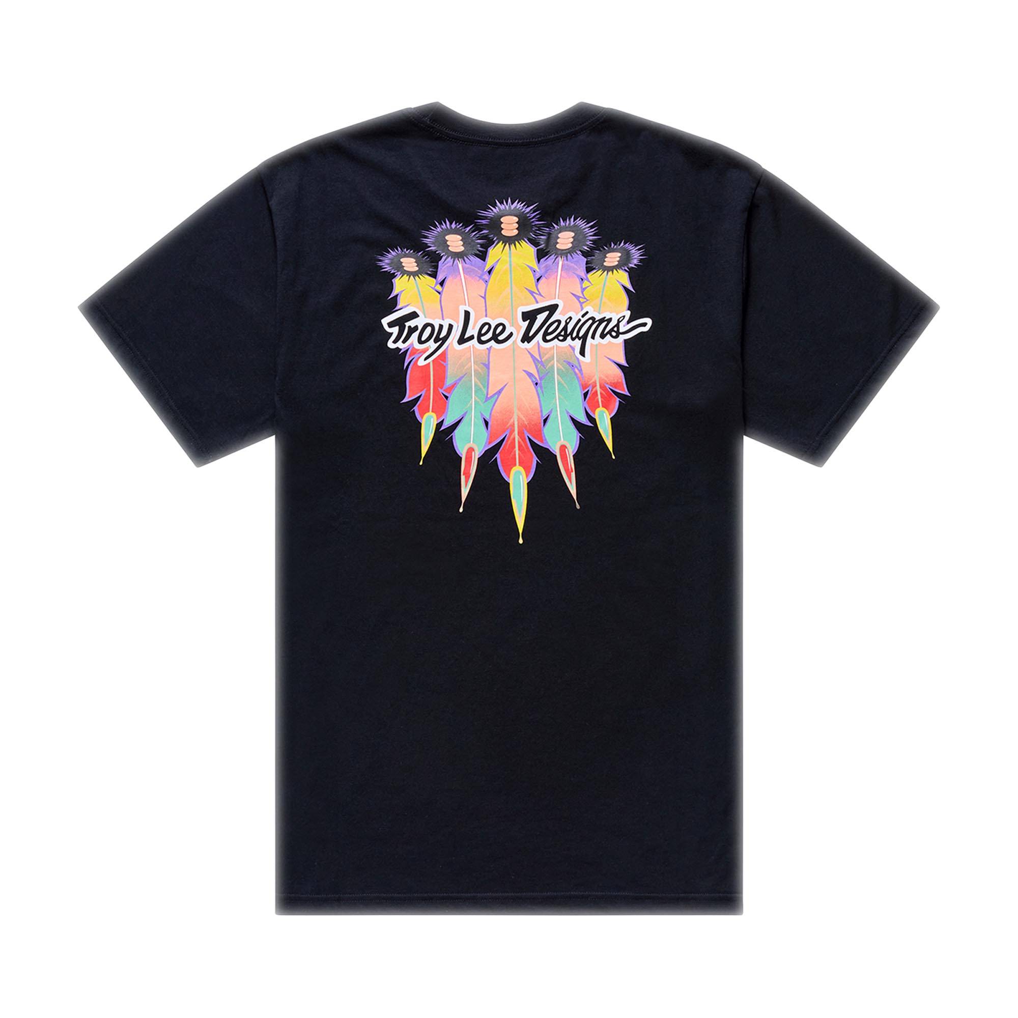 Feather Short Sleeve Tee Feather - Black/Black / S