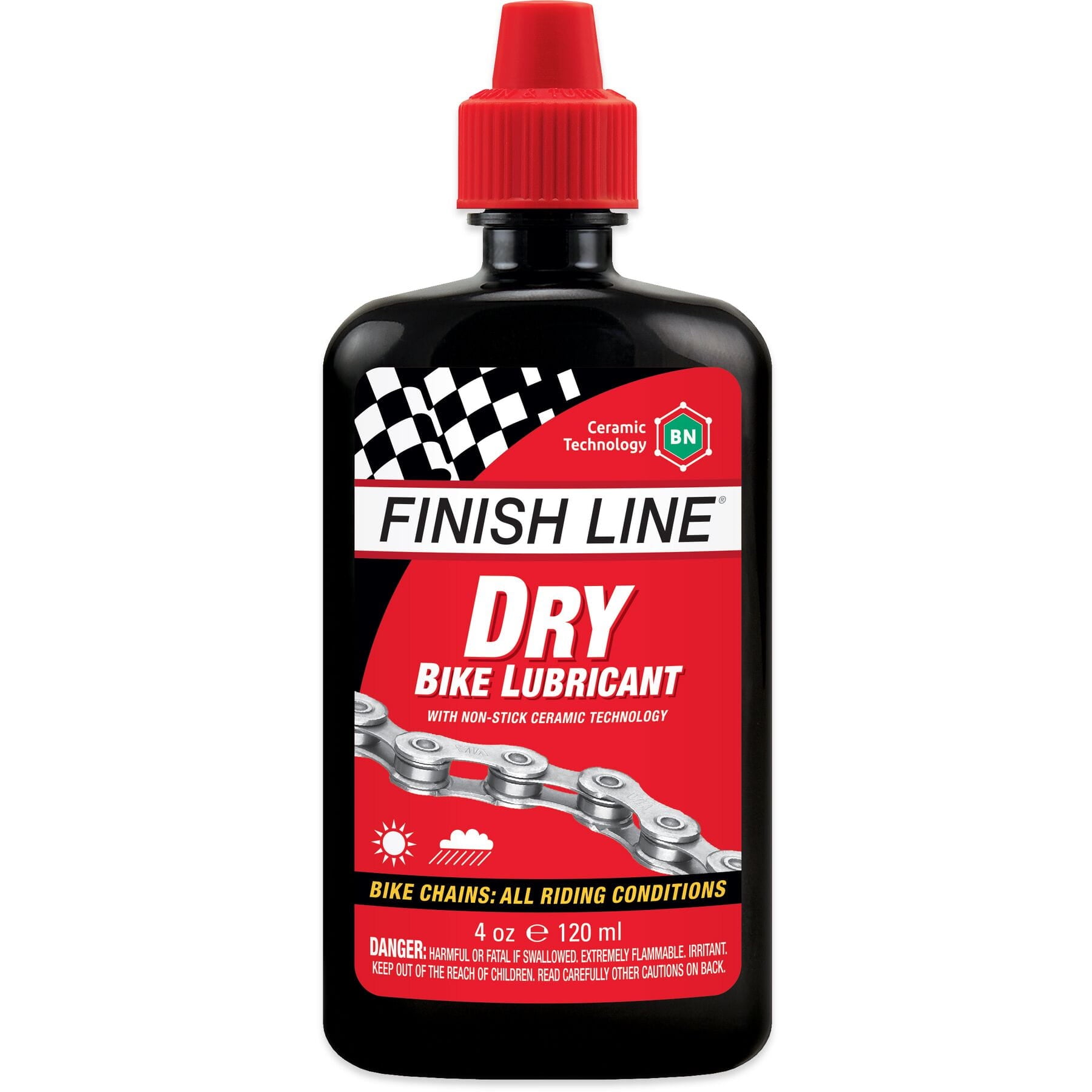 Finish Line Dry Chain Lube 4oz / 120ml