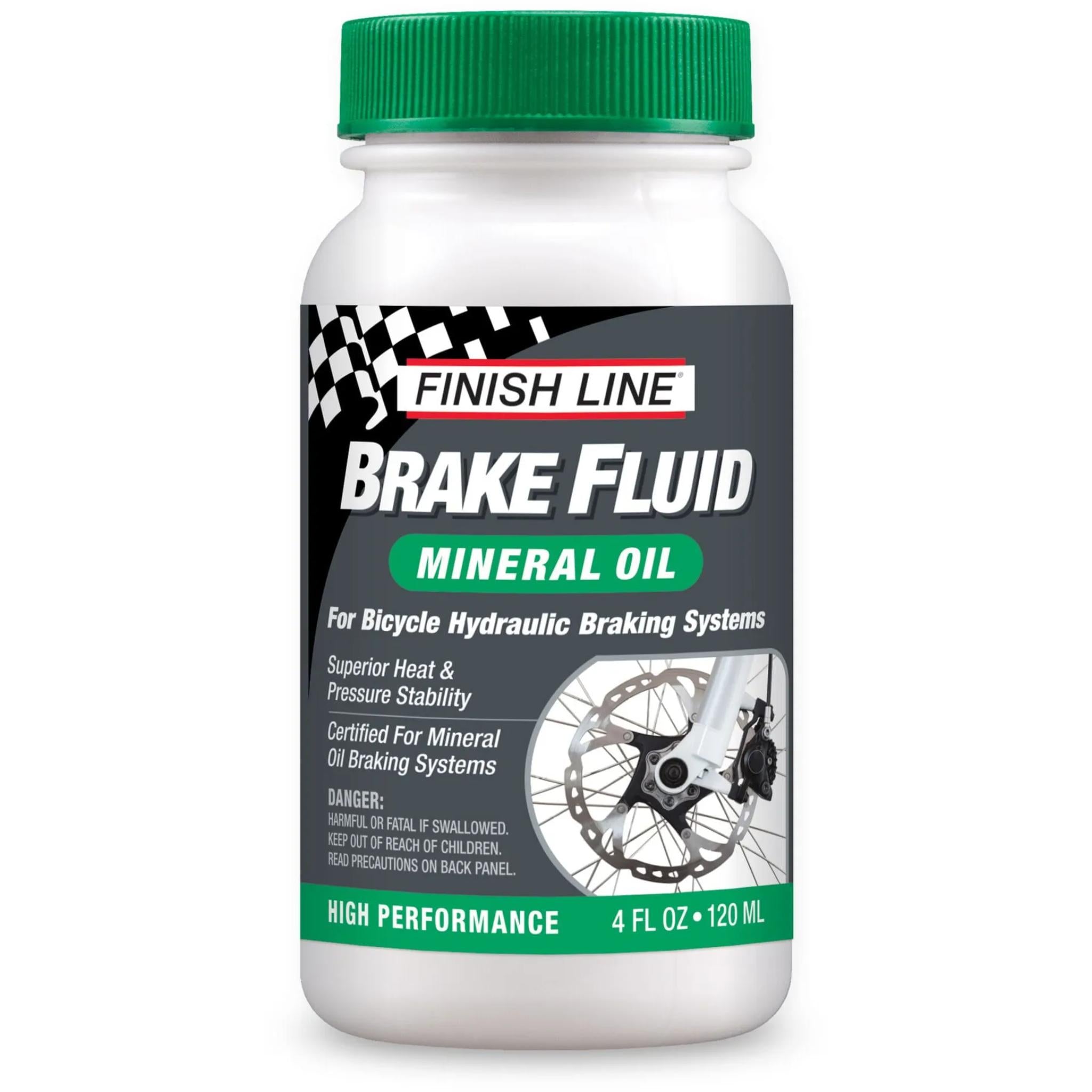 Finish Line Mineral Oil Brake Fluid 4oz / 120ml