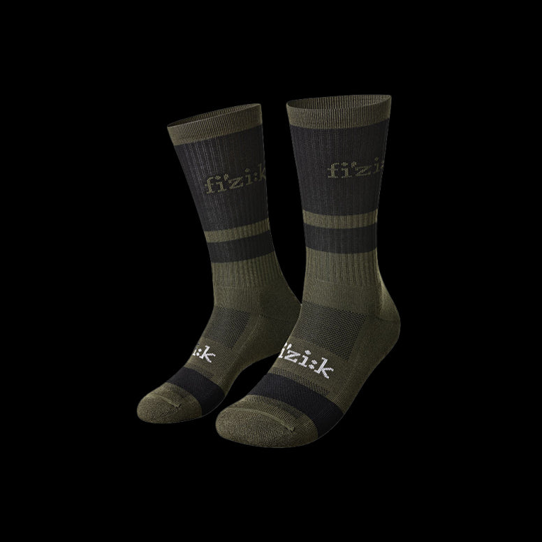 Fizik Off-Road Cycling Socks Green/Black / Small