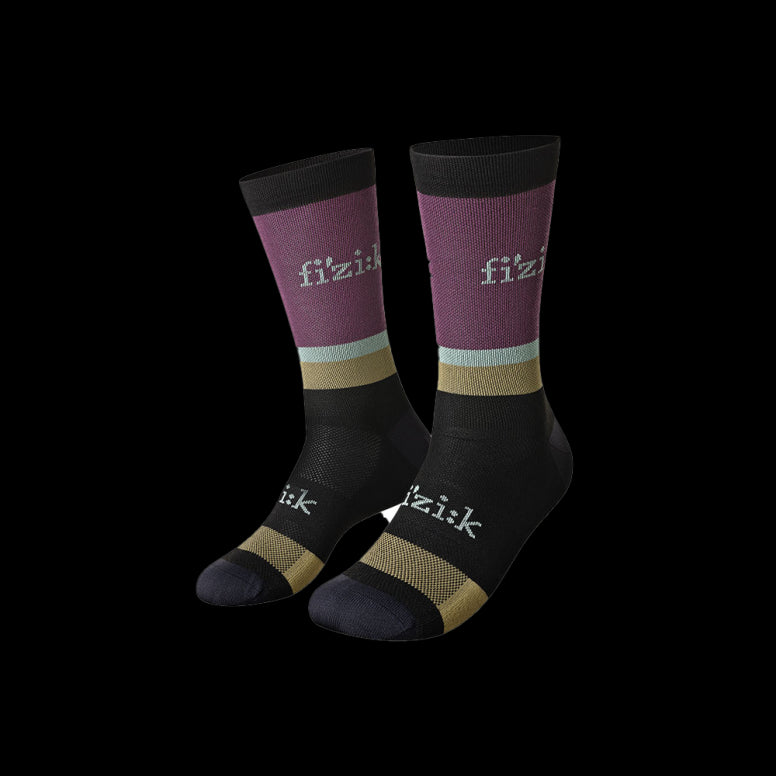 Fizik Team Edition Cycling Socks Mud/Grape / Small