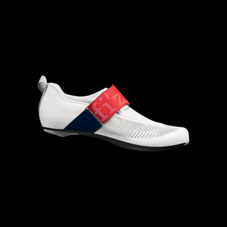 Fizik Transiro Hydra Aeroweave Carbon Tri Shoes White/Red/Blue / 36