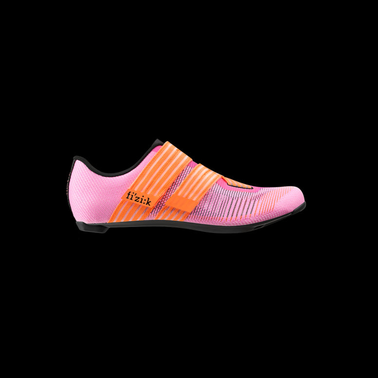 Fizik Vento Powerstrap Aeroweave Road Shoes Coral/Black / 48
