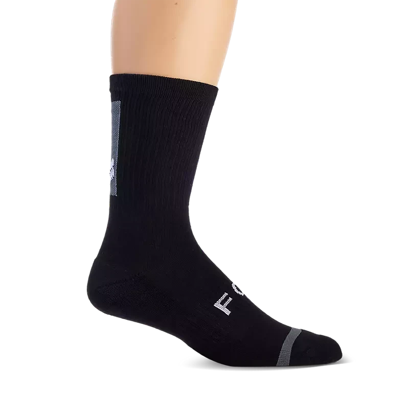 Fox 8" Defend Socks Black / XS/S