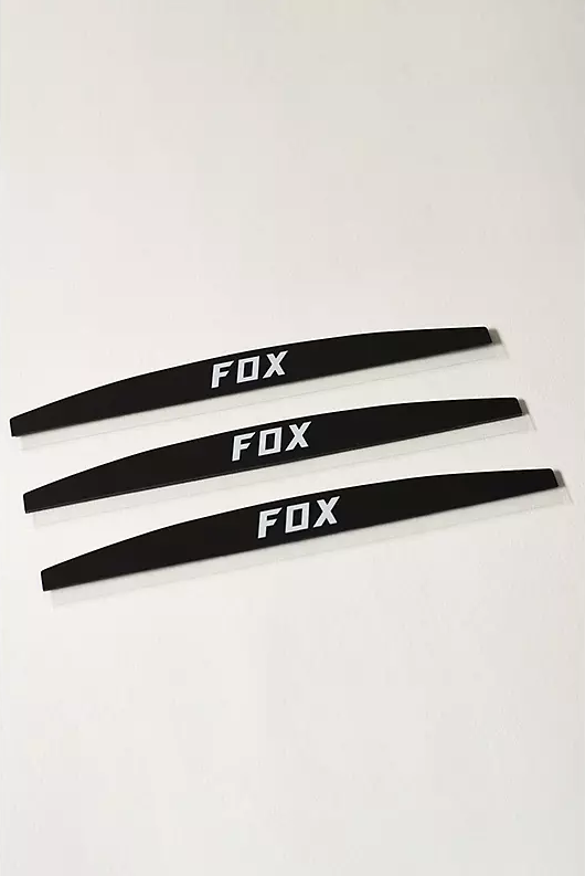 Fox Airspace & Main Goggles Mud Guards 3 Pack Black / OS