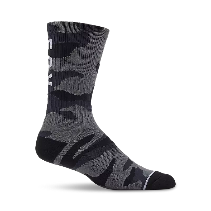 Fox Camo Crew Sock Black Camo / XS/S