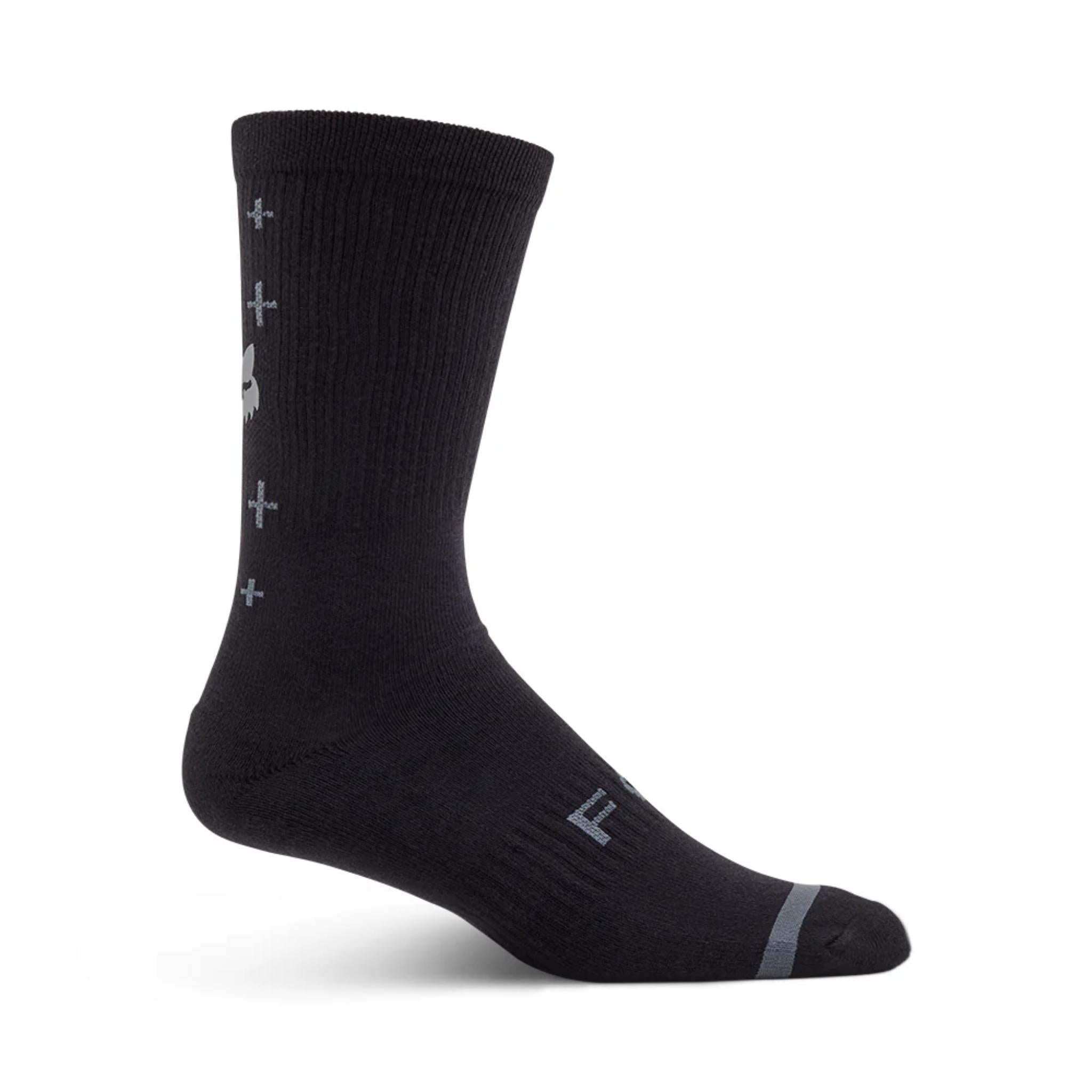 Fox Defend Lunar 8" Socks Black / XS/S